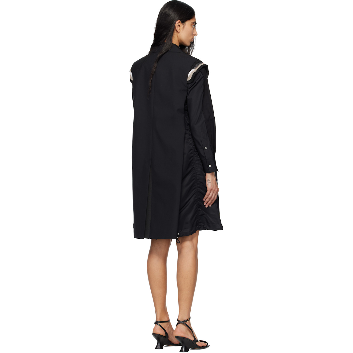  Sacai Black Suiting Vest 