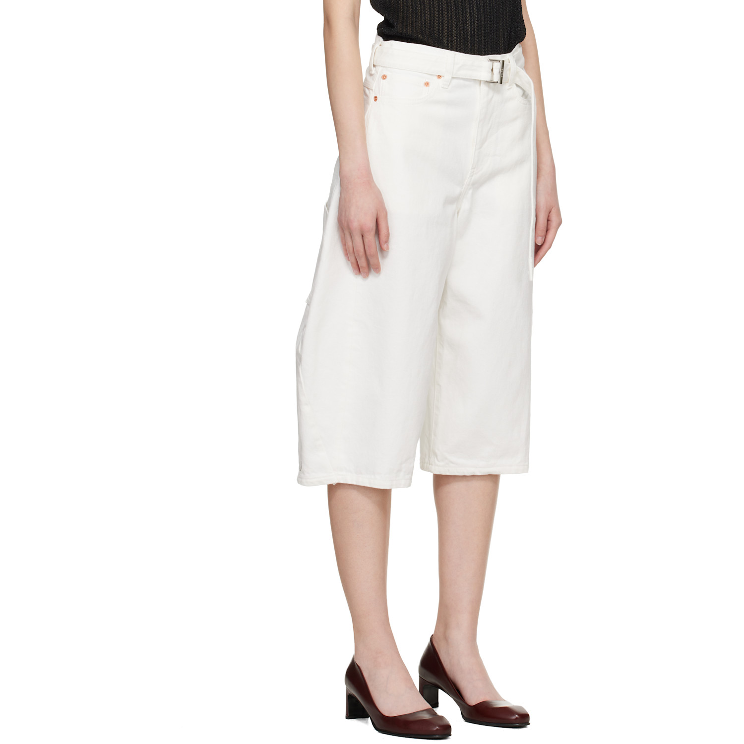  Sacai Off-white Denim Jeans 