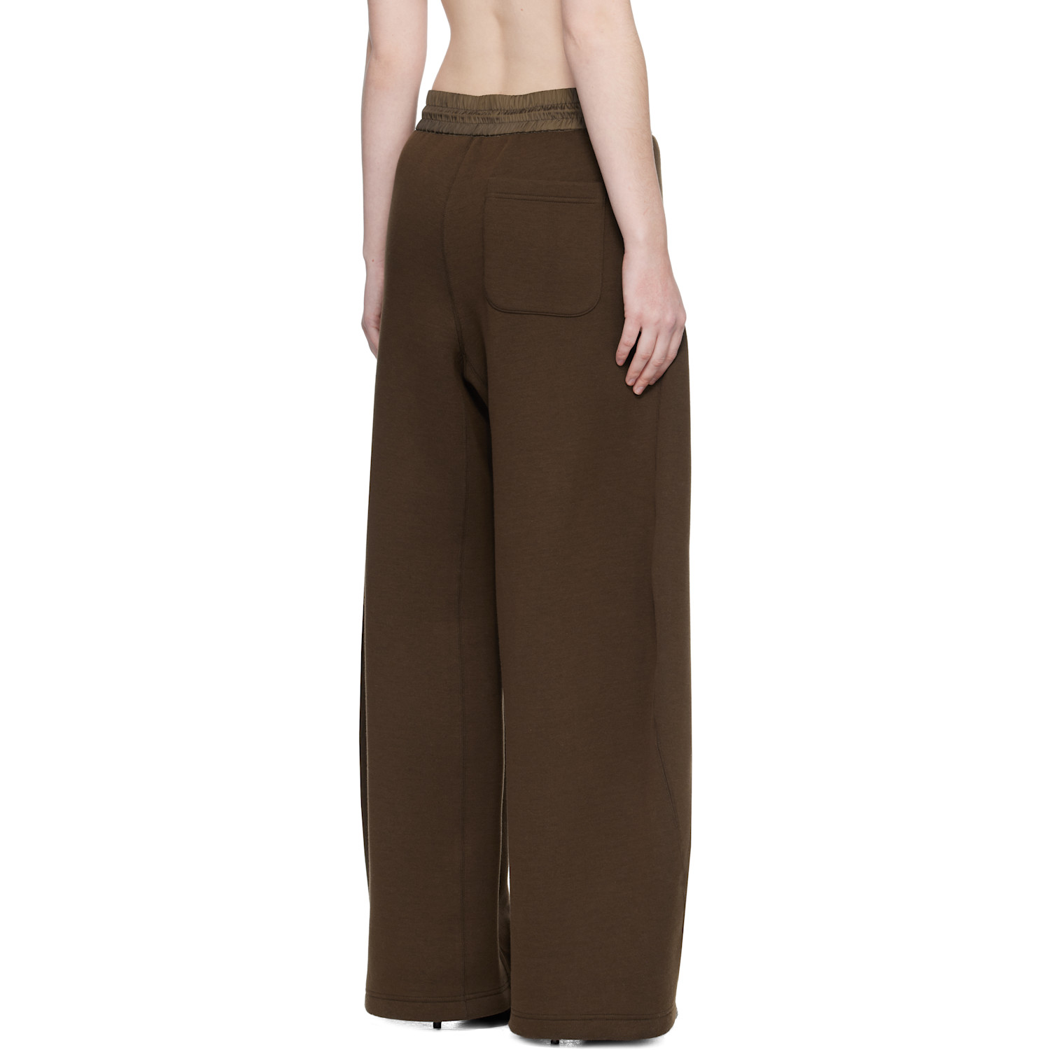  Sacai Brown Sponge Sweatpants 