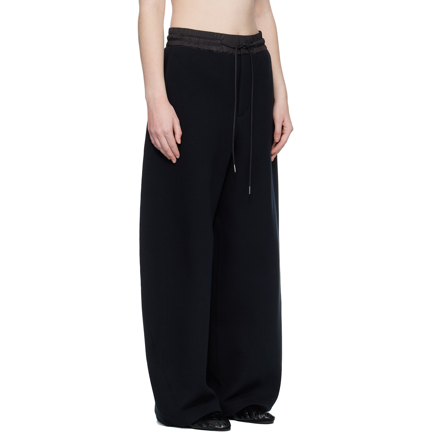  Sacai Black Sponge Sweatpants 