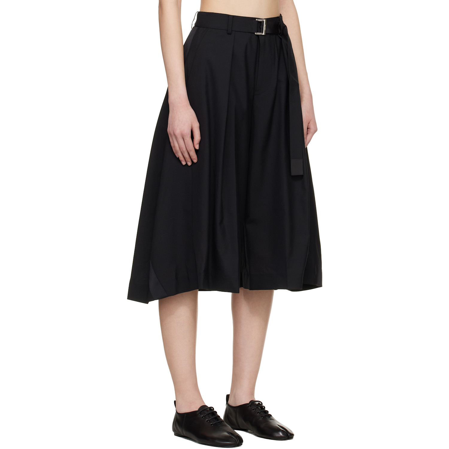 Sacai Black Suiting Shorts 