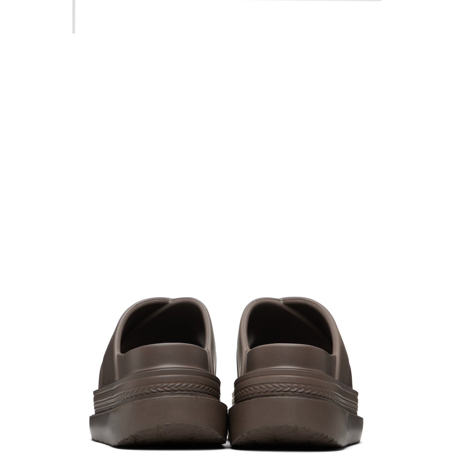  Sacai Brown Foam Multiple Sole Sandals 