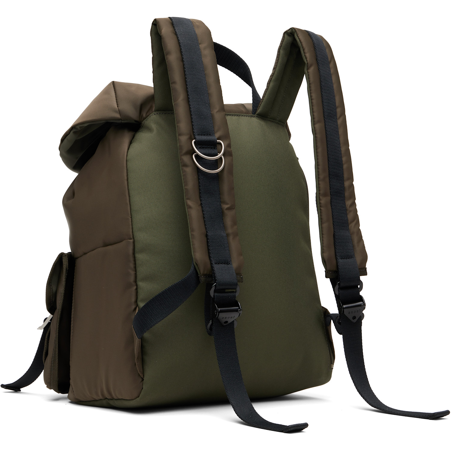  Sacai Khaki Nylon Backpack 