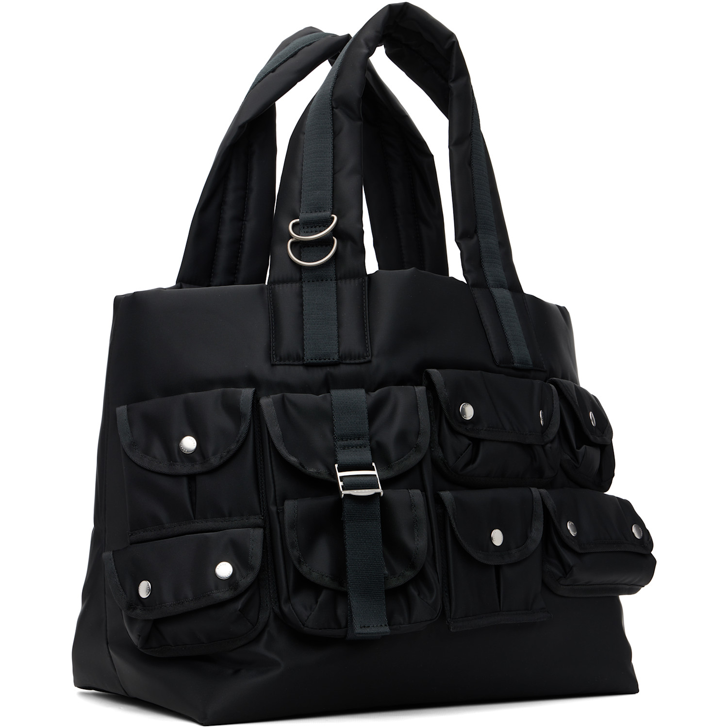  Sacai Black Nylon Tote 