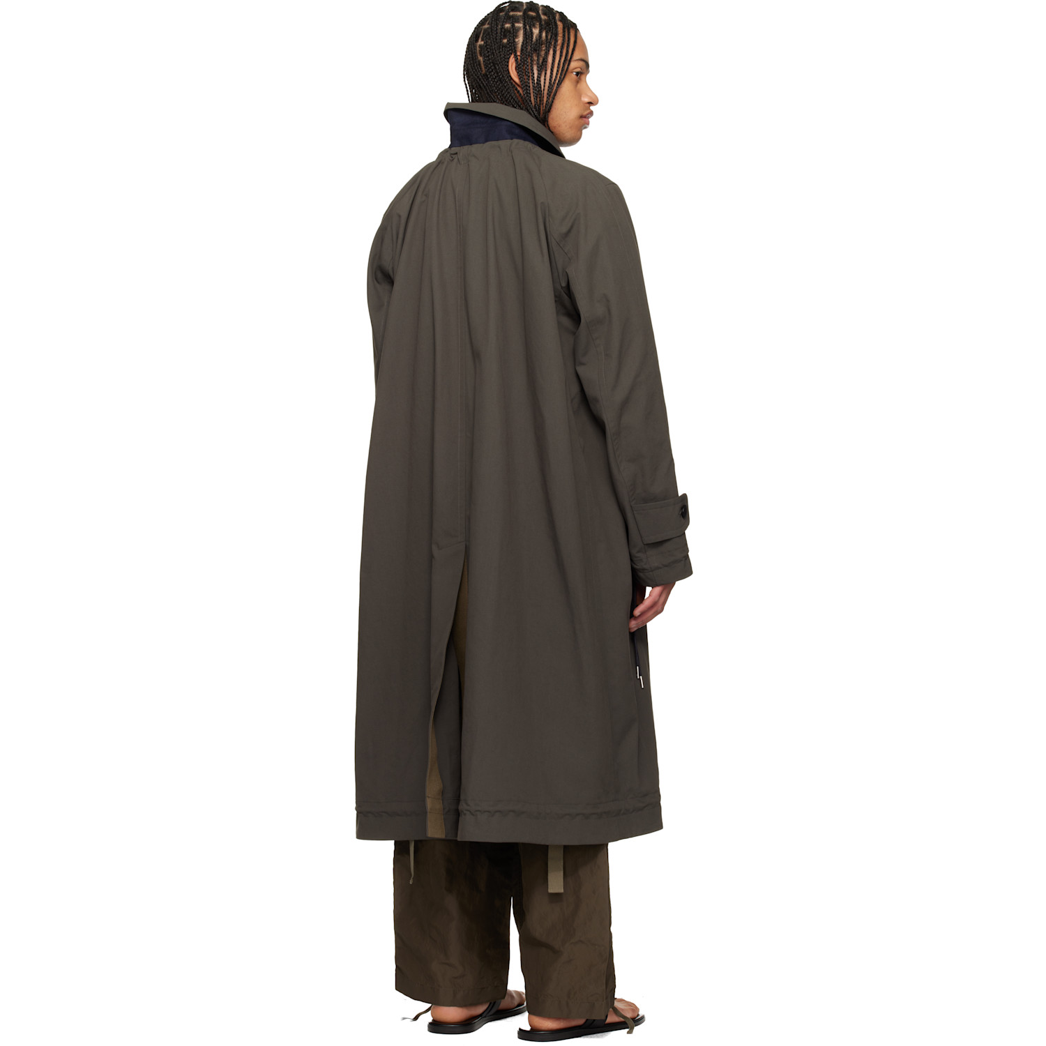 Sacai Khaki Weathercloth Coat 