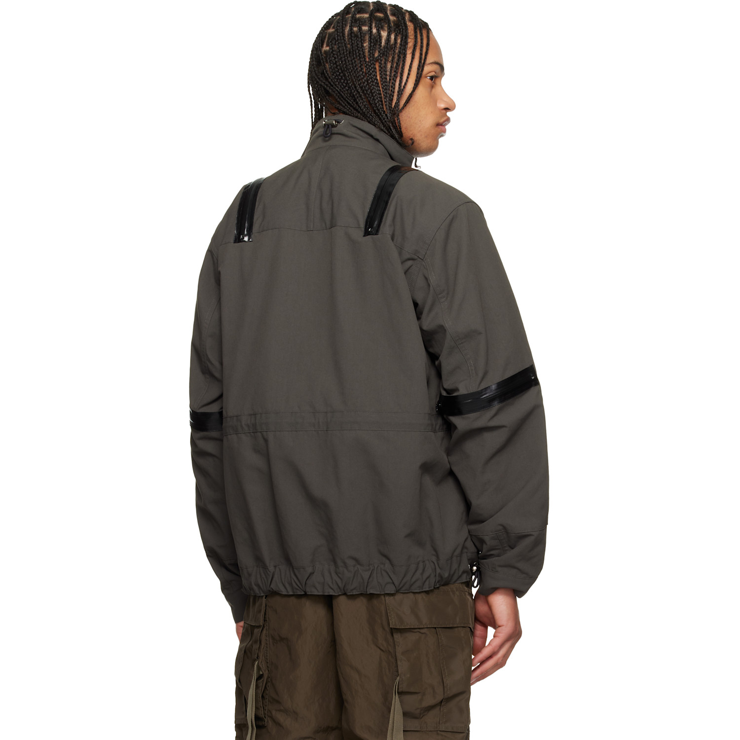  Sacai Khaki Weathercloth Blouson Jacket 