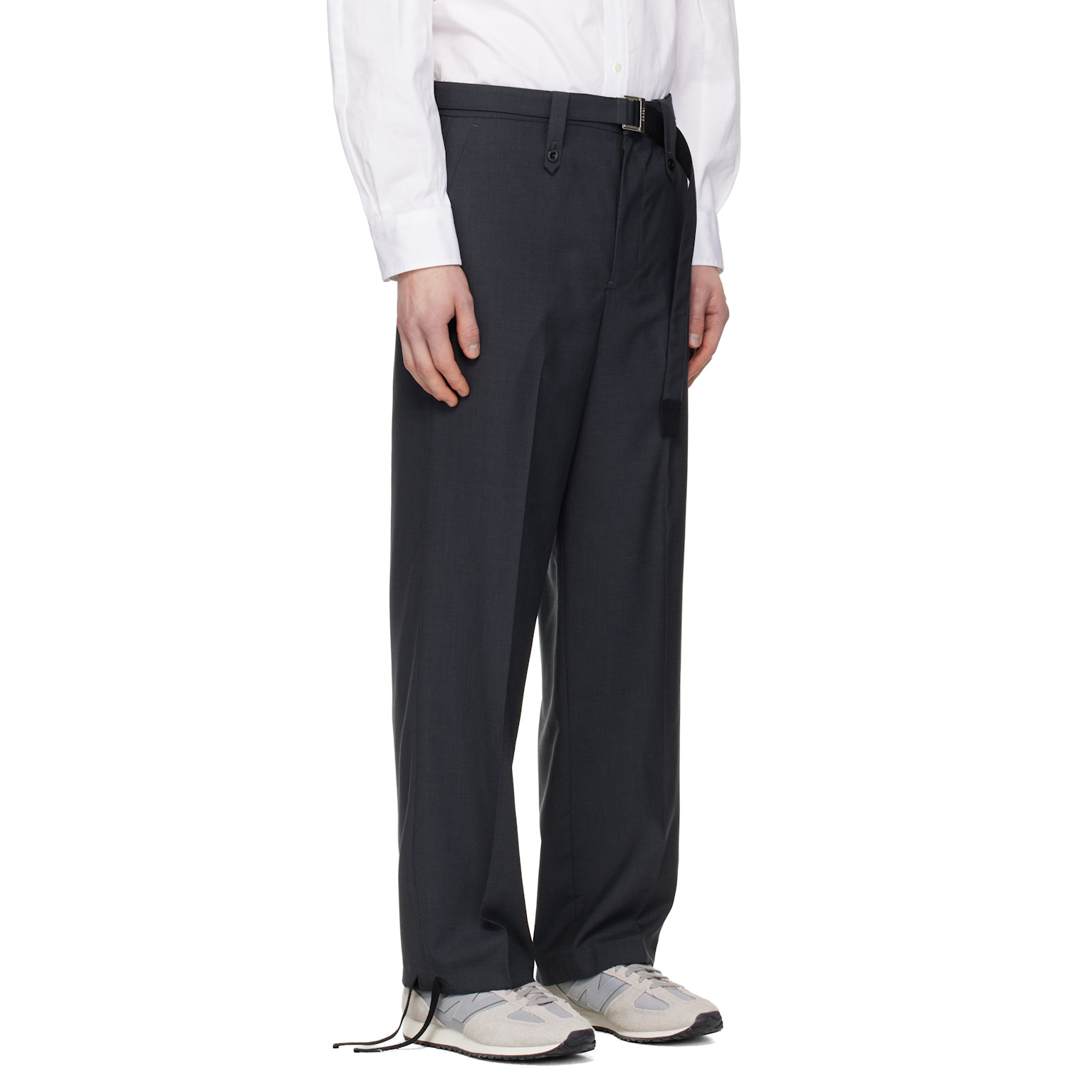  Sacai Gray Suiting Trousers 
