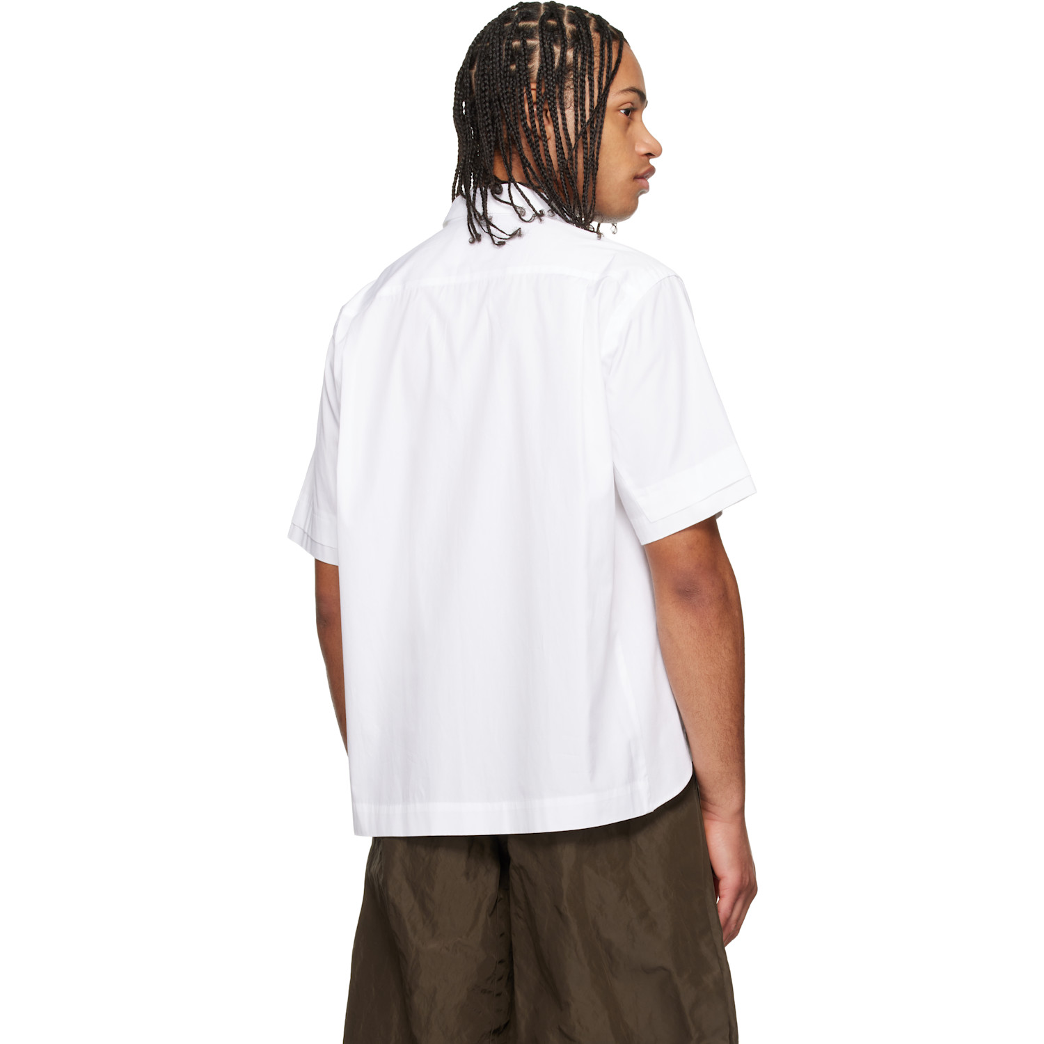  Sacai Off-white Poplin Shirt 