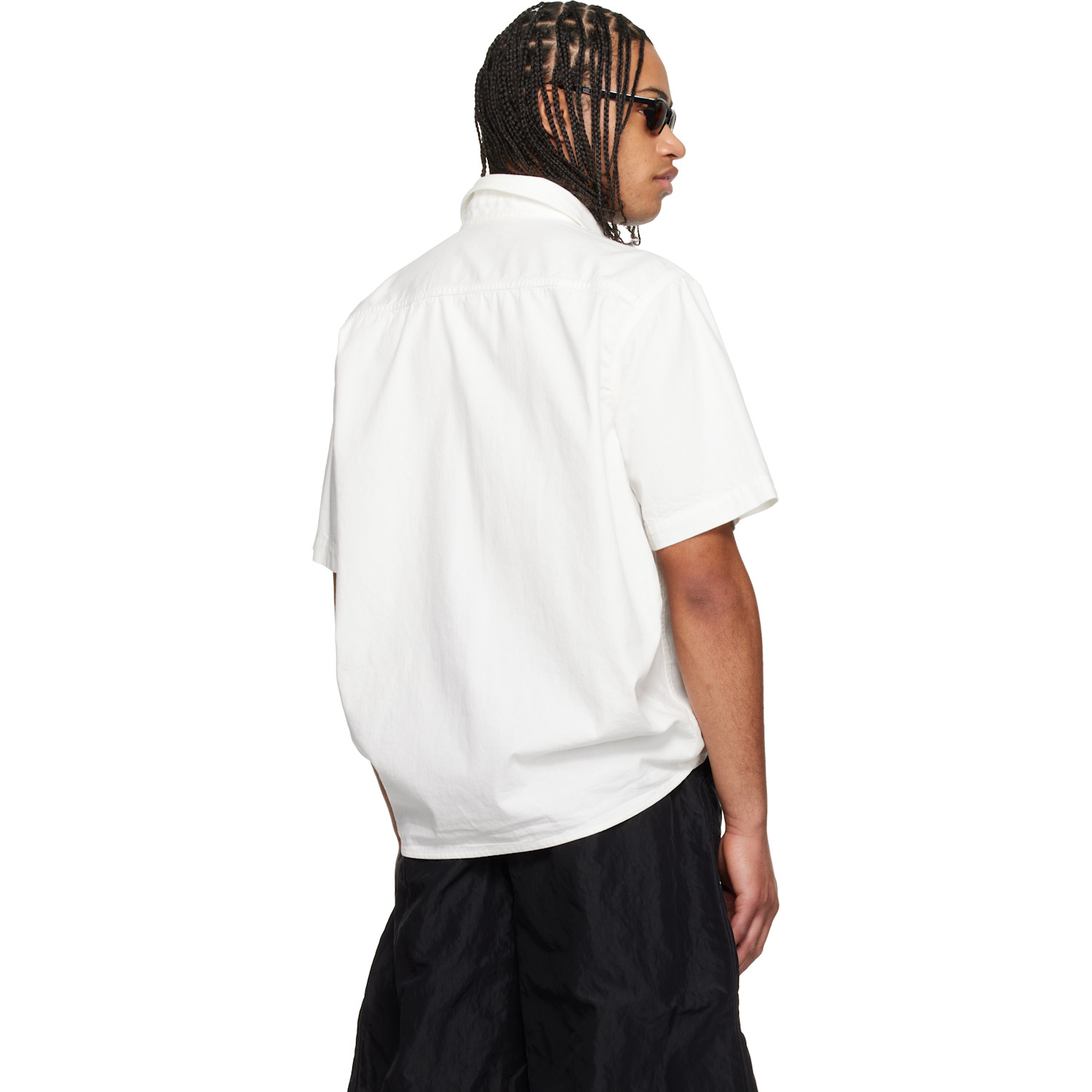  Sacai White Light Weight Denim Shirt 