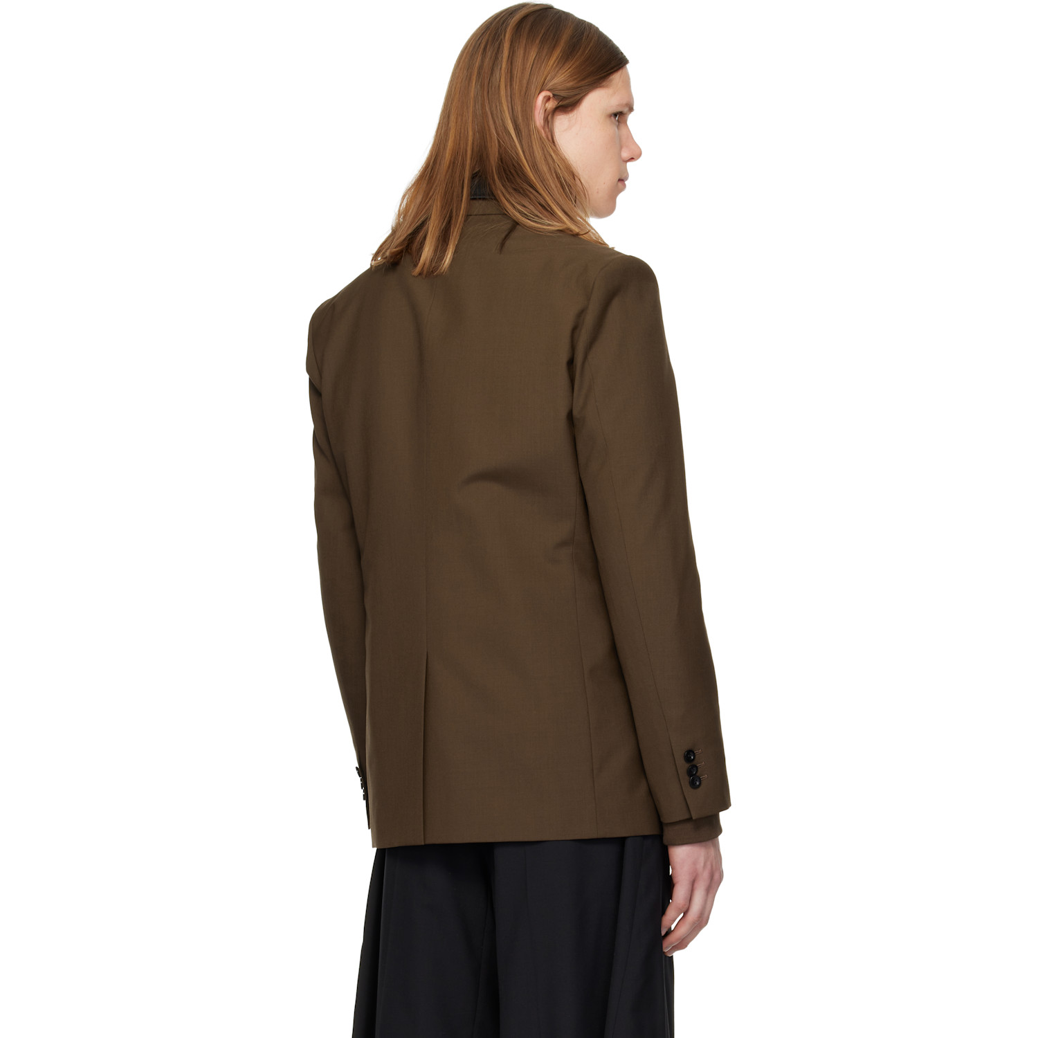  Sacai Brown Suiting Blazer 