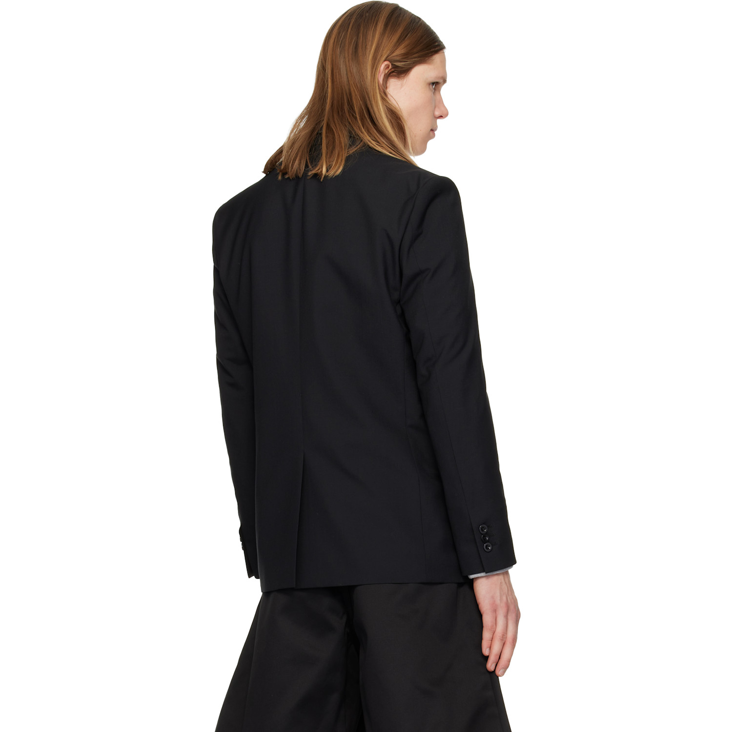  Sacai Black Suiting Blazer 