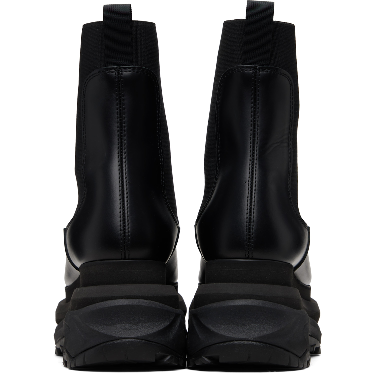  Sacai Black Chelsea Boots 