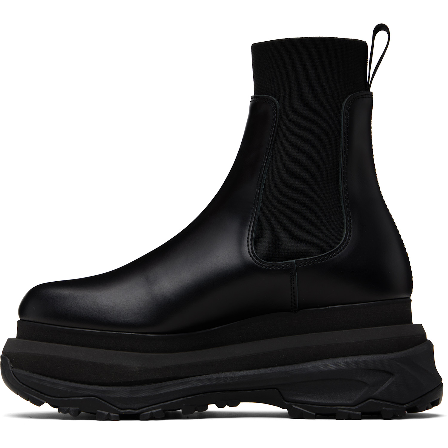  Sacai Black Chelsea Boots 