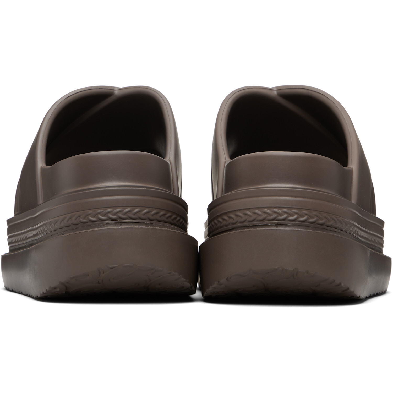  Sacai Brown Foam Multiple Sole Sandals 