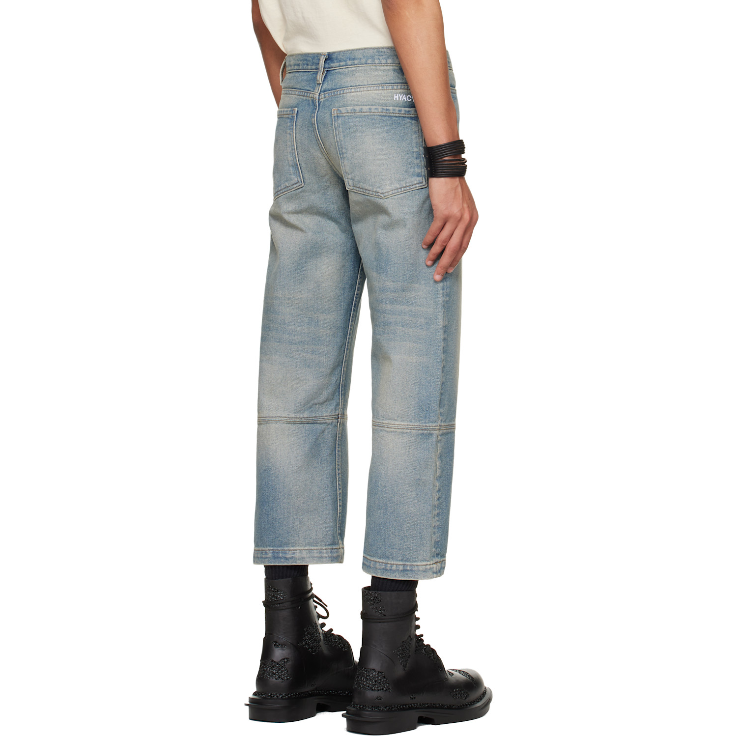  Hyacyn Blue Etteragic Denim Washed Jeans 