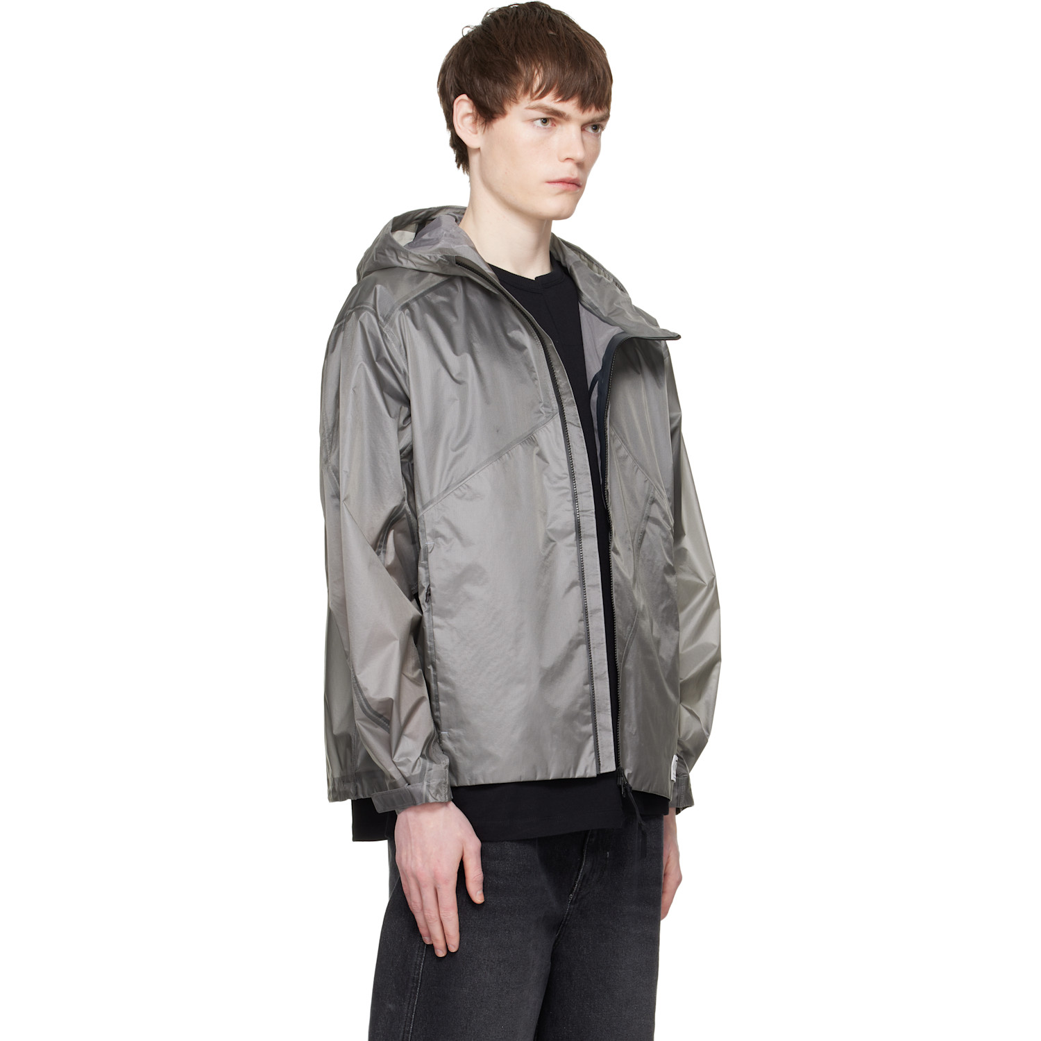  Re;code Gray Line Detailed Wind Jacket 
