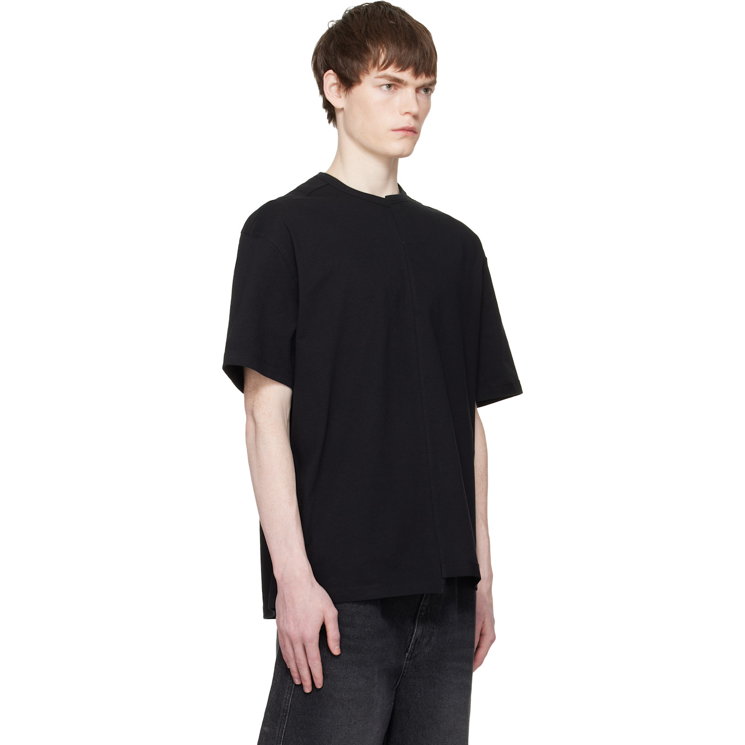  Re;code Black Split T-shirt 