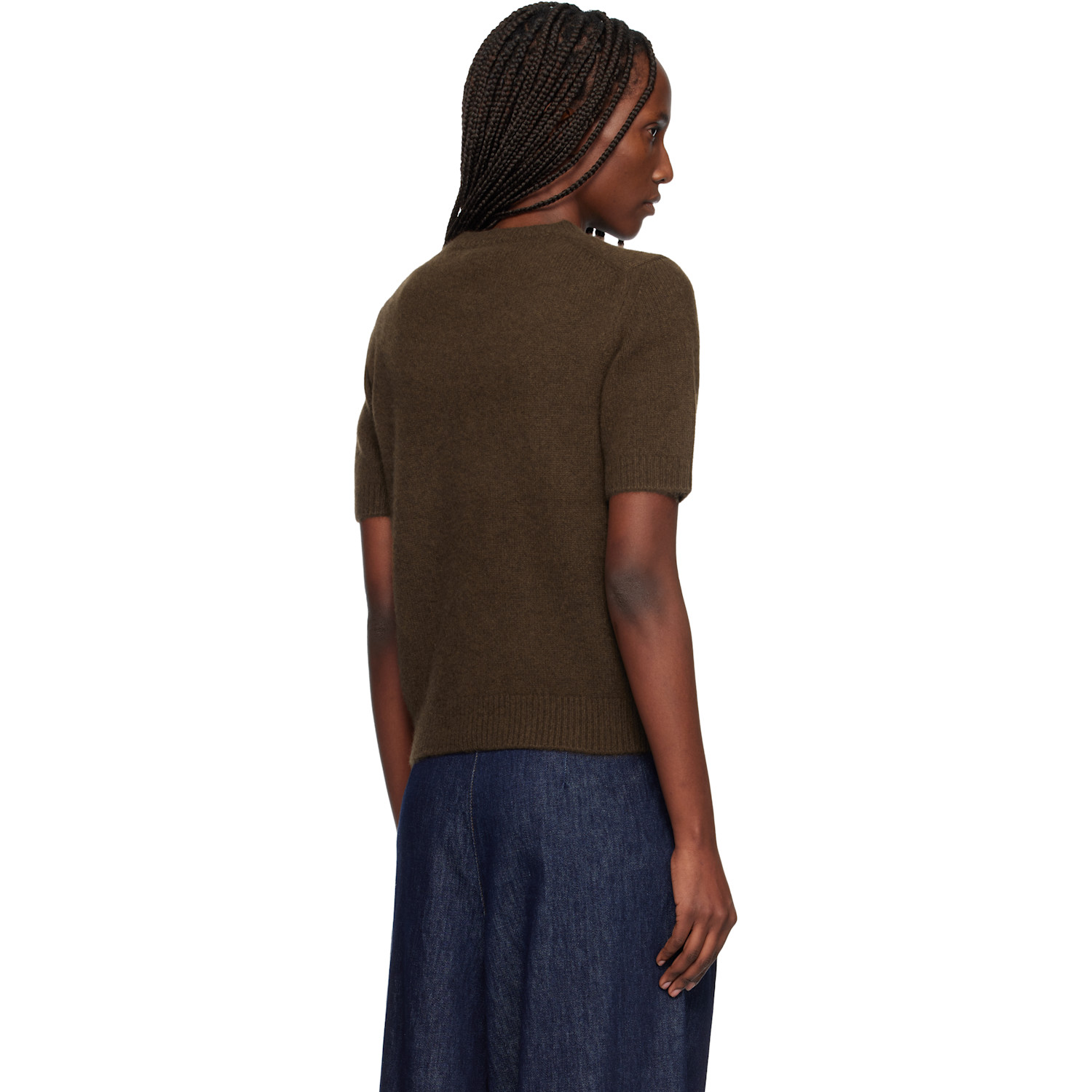  Arch4 Brown Giselle Crewneck Sweater 