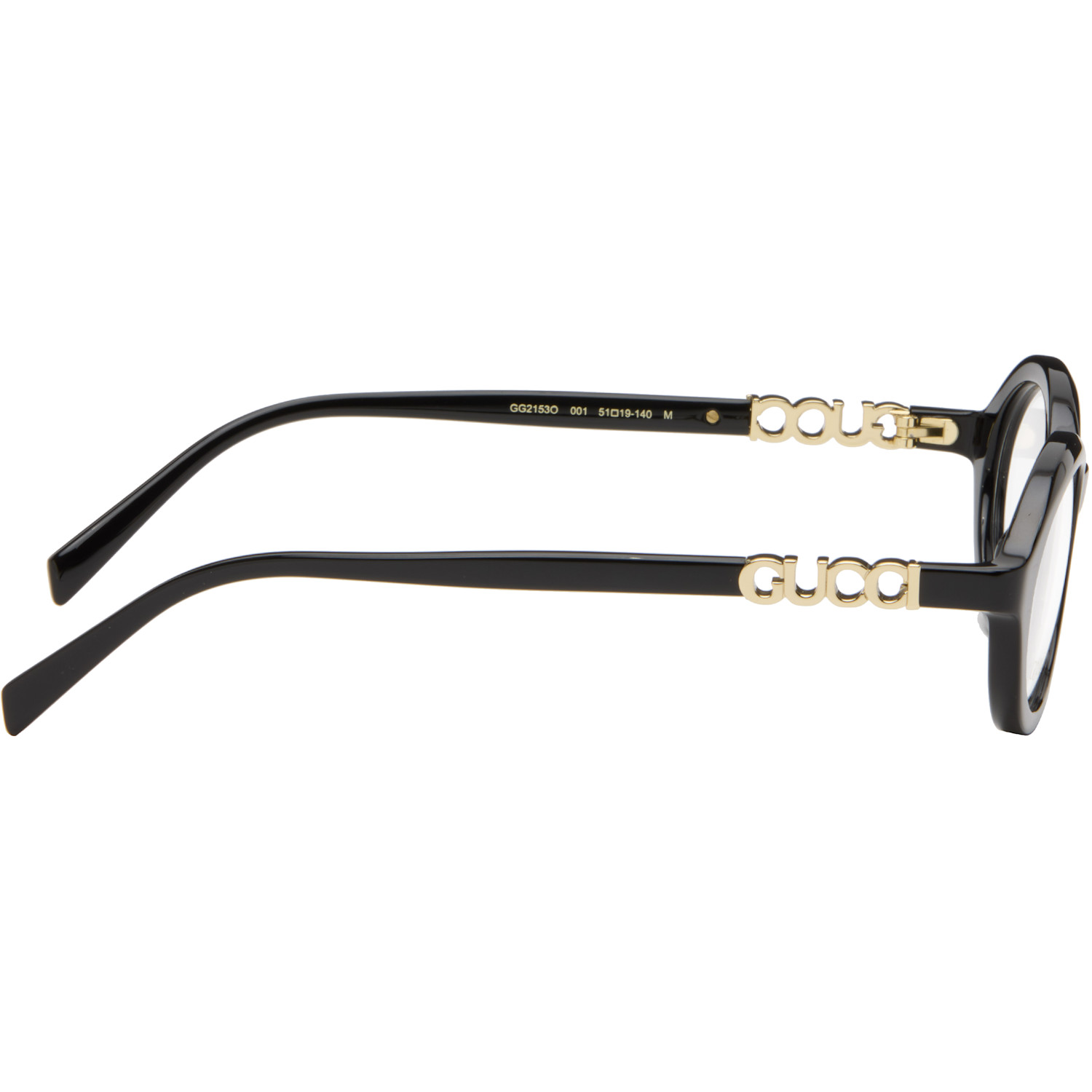  Gucci Black 'gucci Block' Glasses 