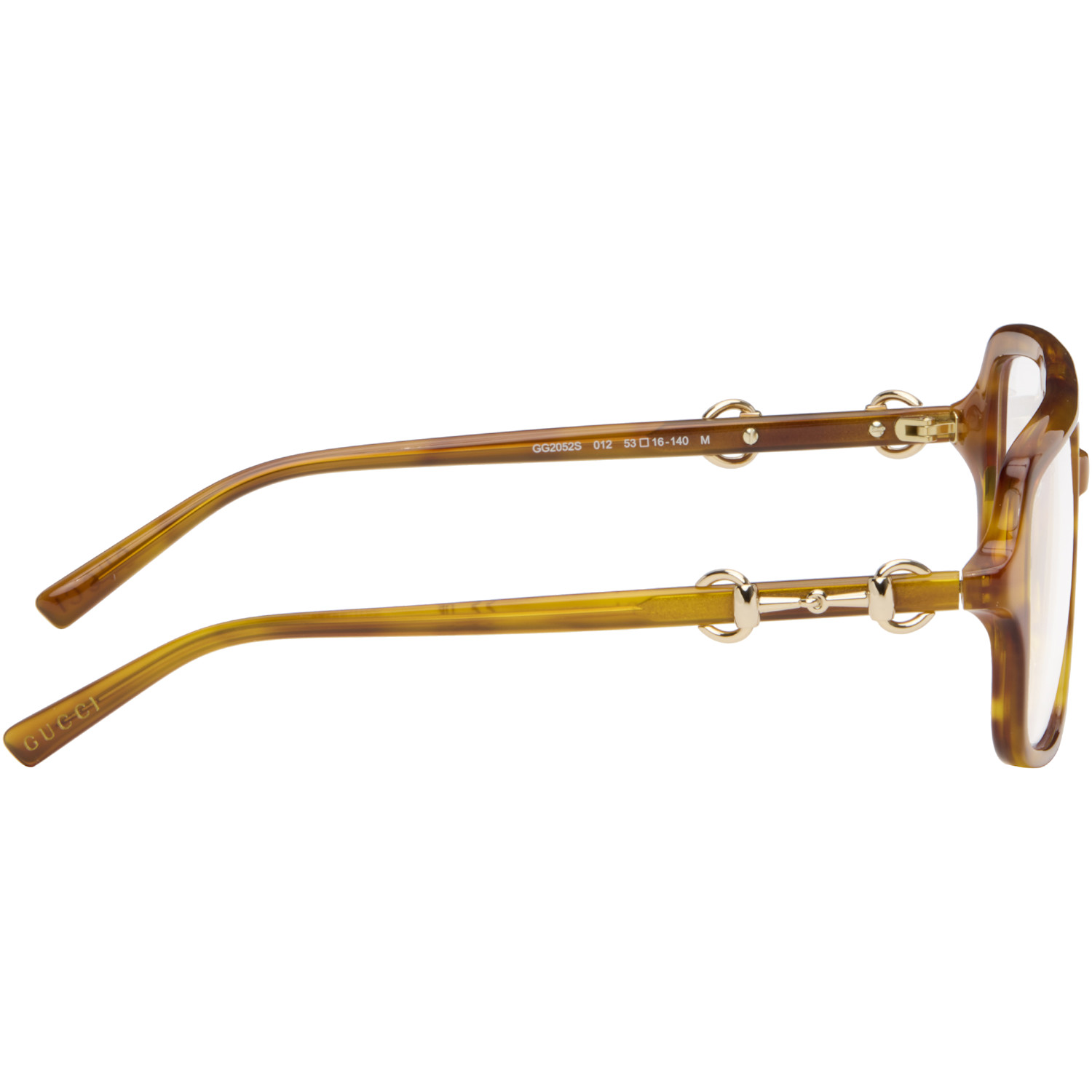  Gucci Brown Navigator Frame Sunglasses 