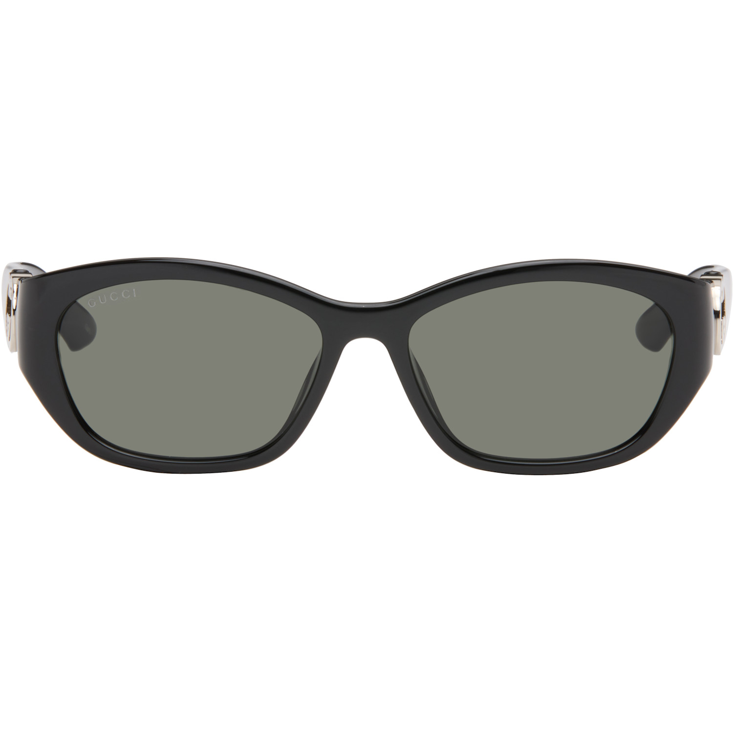 Gucci Black Hailey Round Sunglasses
