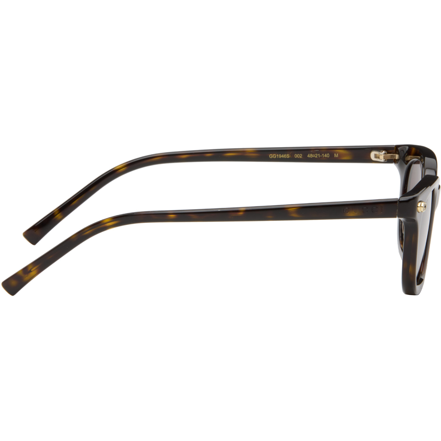  Gucci Brown Round Sunglasses 