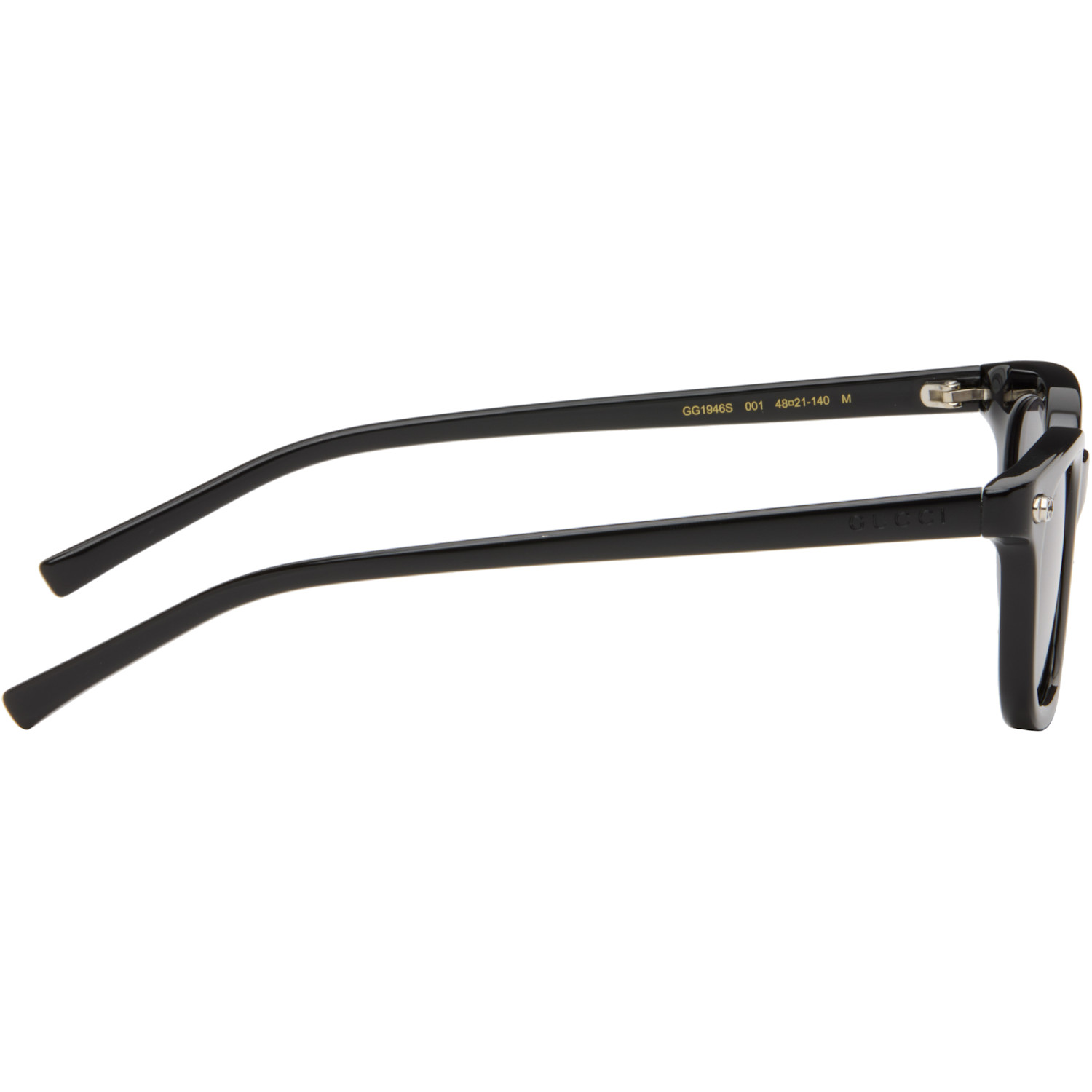  Gucci Black Round Sunglasses 