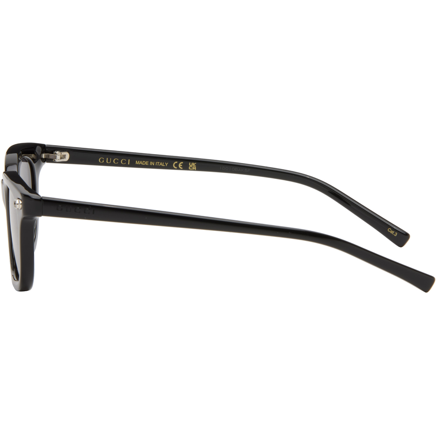  Gucci Black Round Sunglasses 