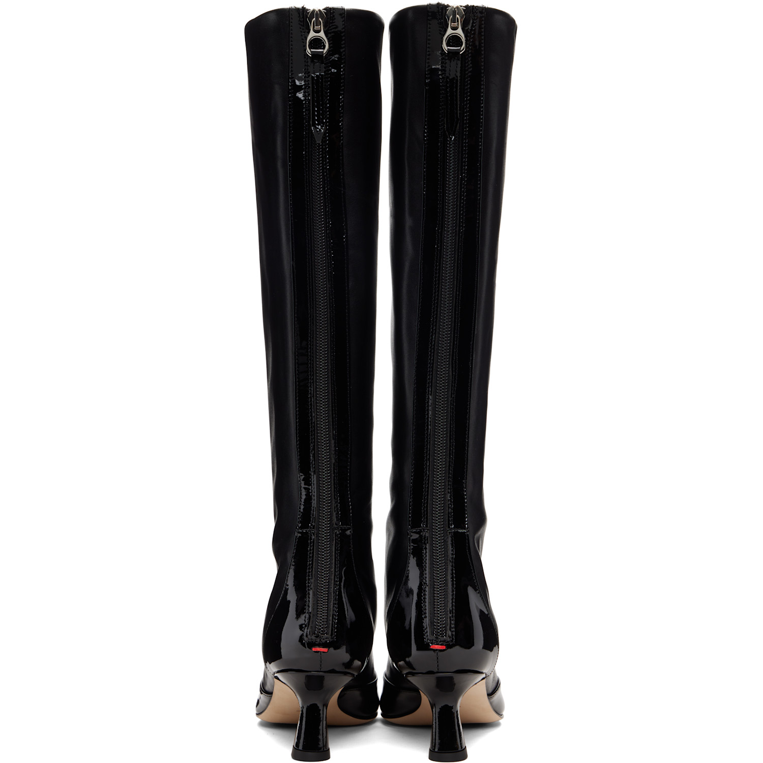  Aeyde Black Alexis Dual-tone Tall Boots 