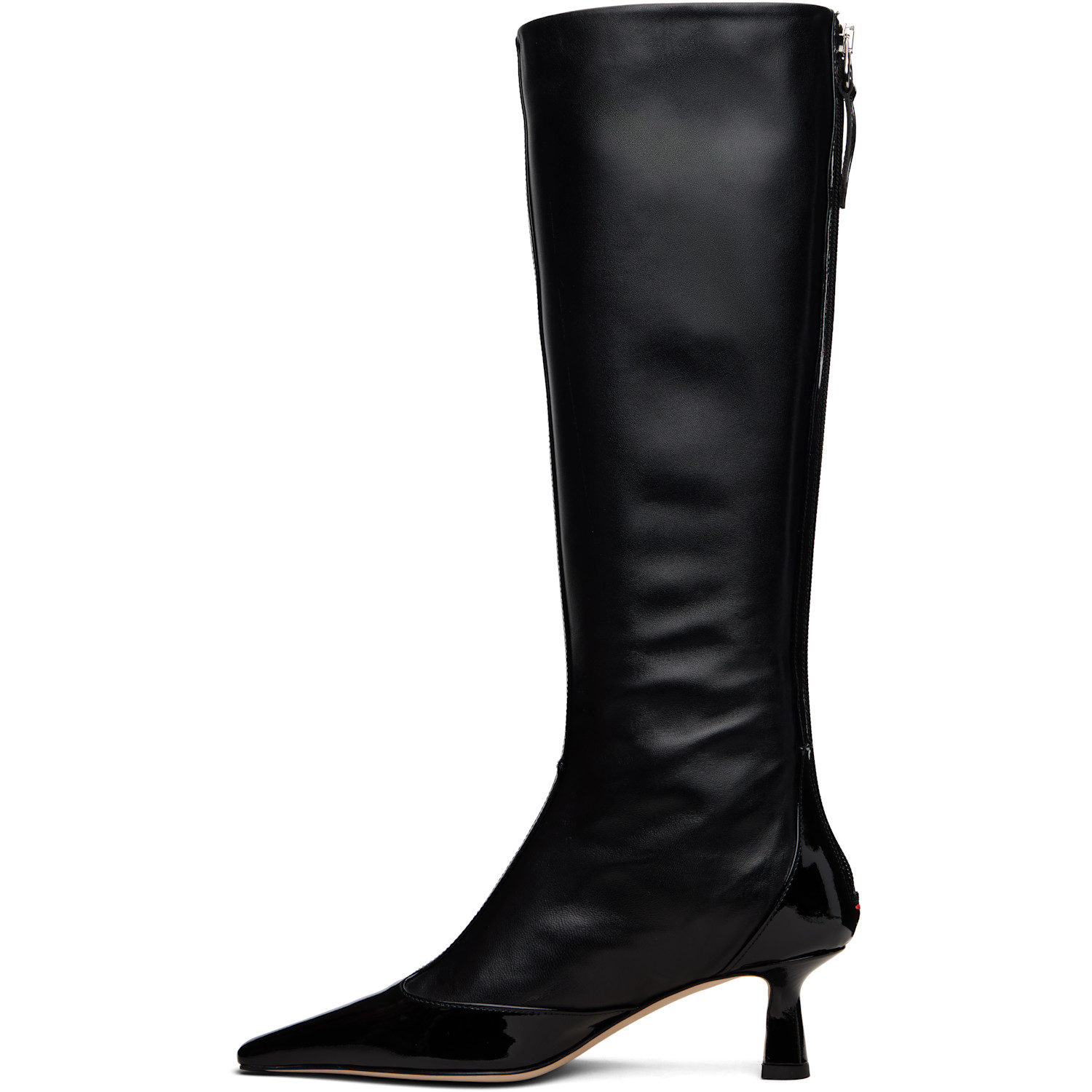  Aeyde Black Alexis Dual-tone Tall Boots 