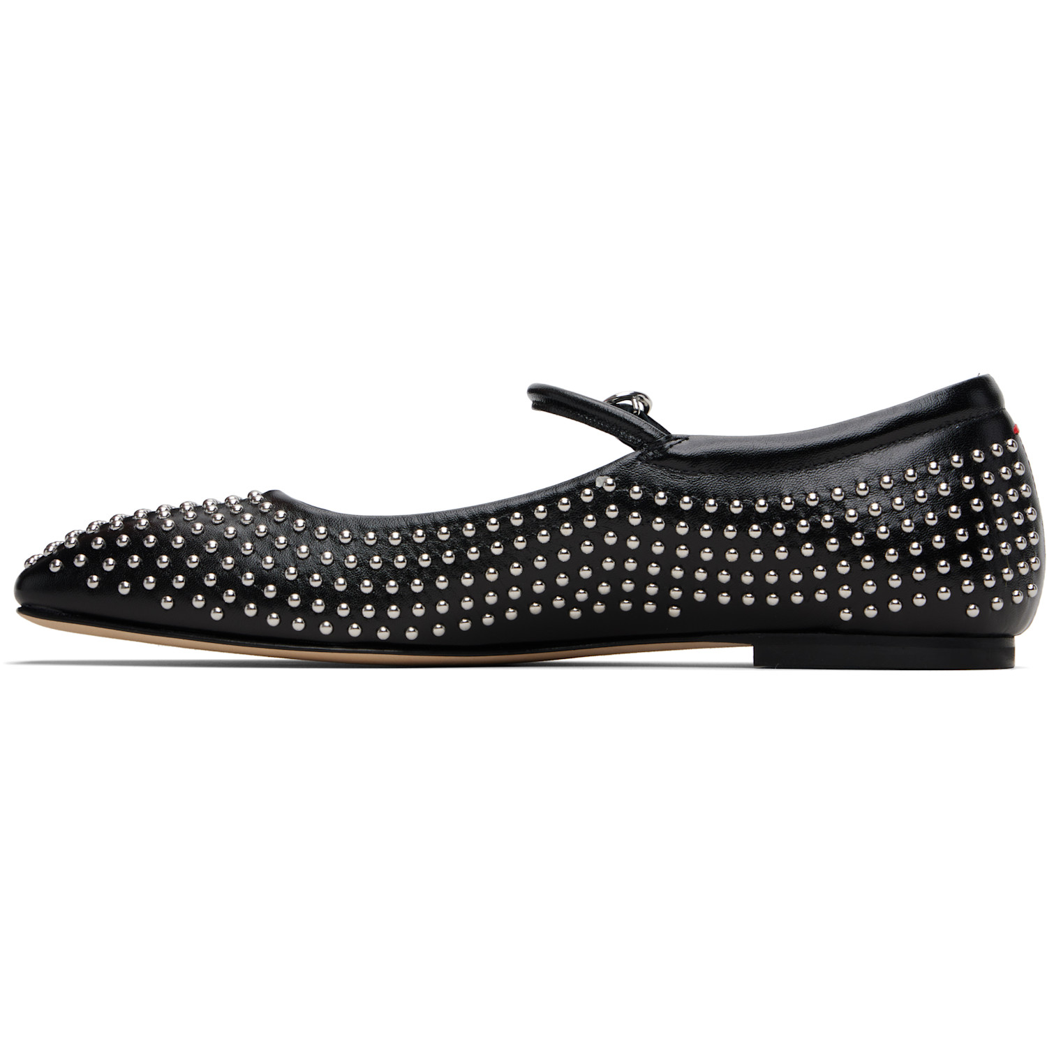  Aeyde Black Uma Mini Stud Mary-jane Flats 