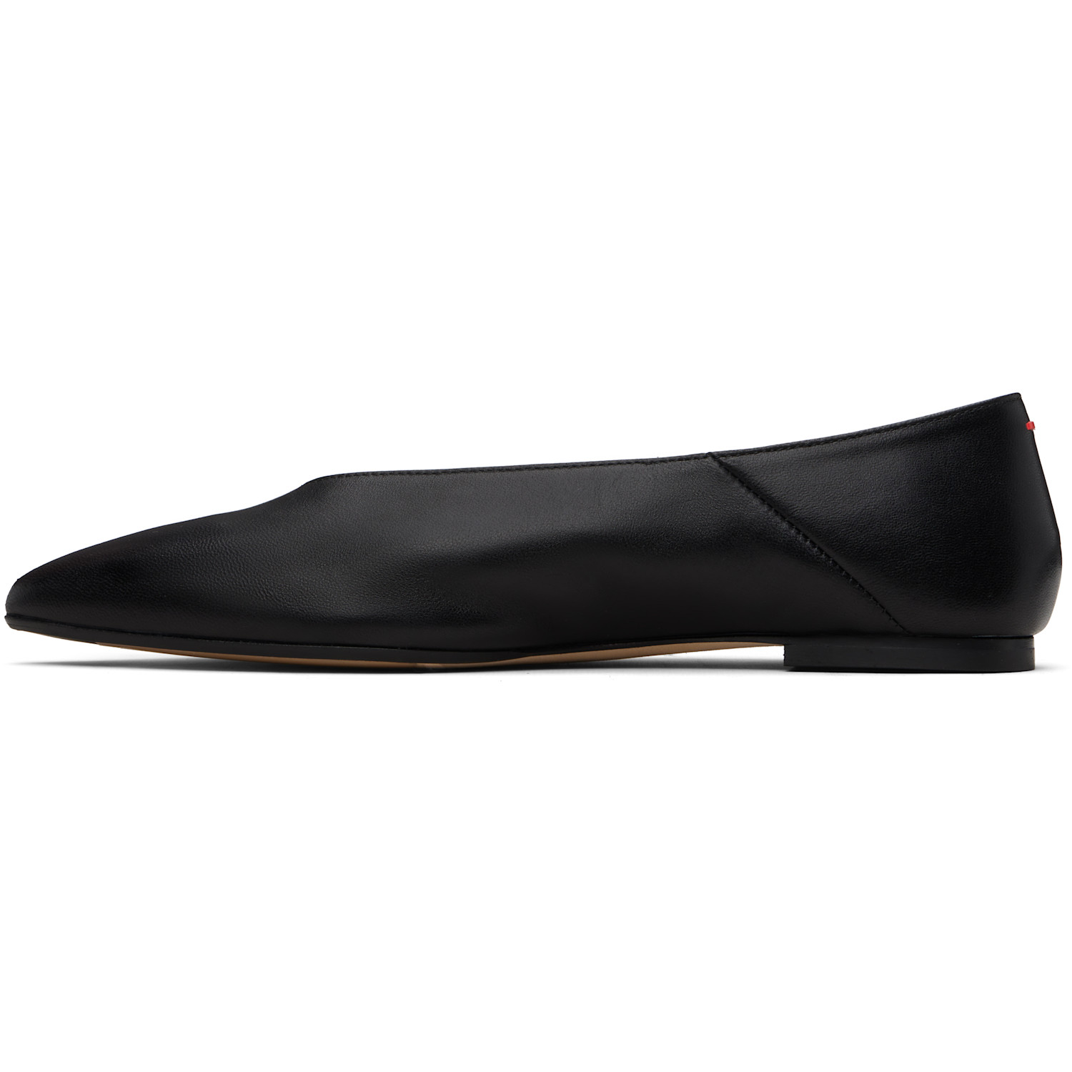  Aeyde Black Moa Pointed-toe Flats 