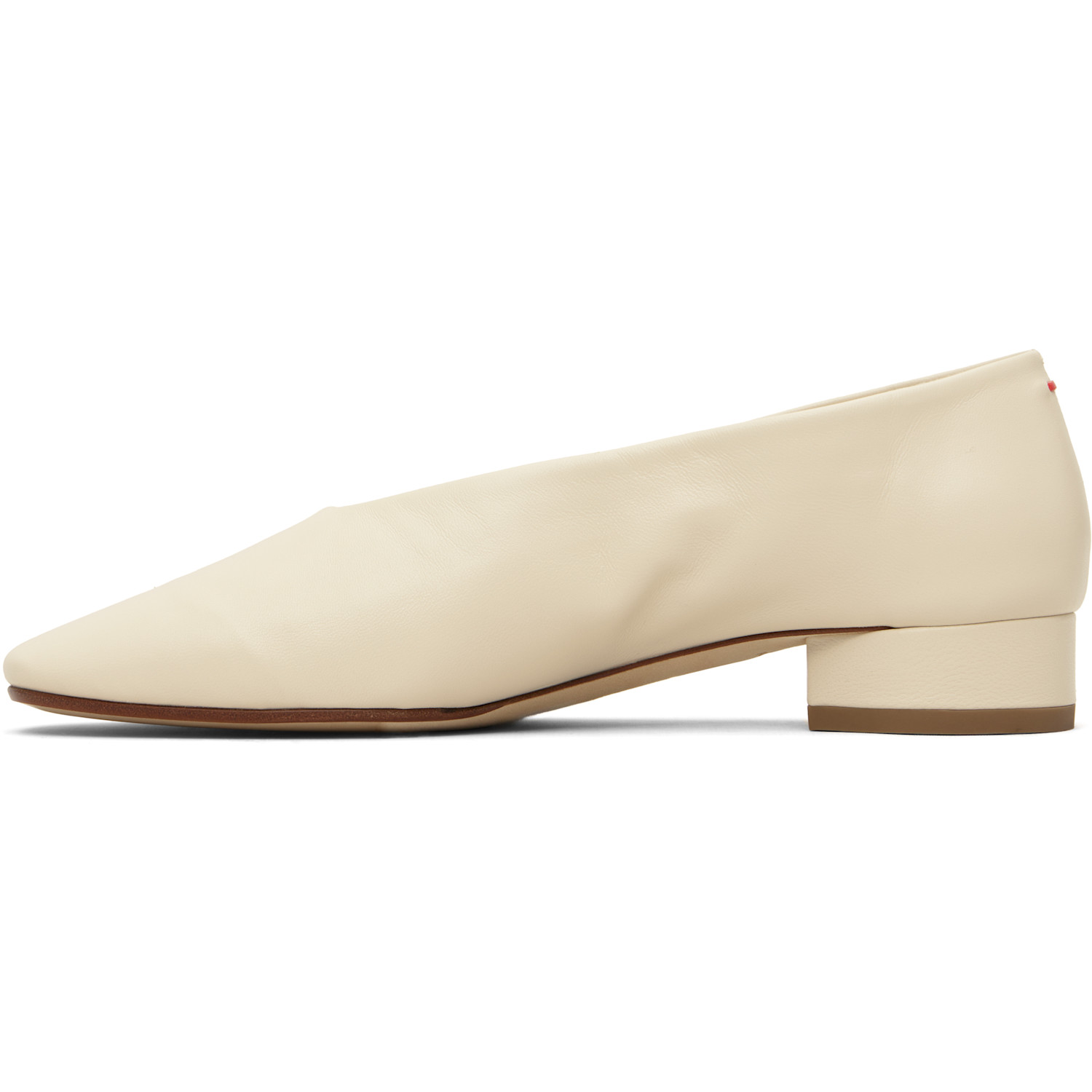  Aeyde Off-white Delia Low-heeled Ballet Heels 