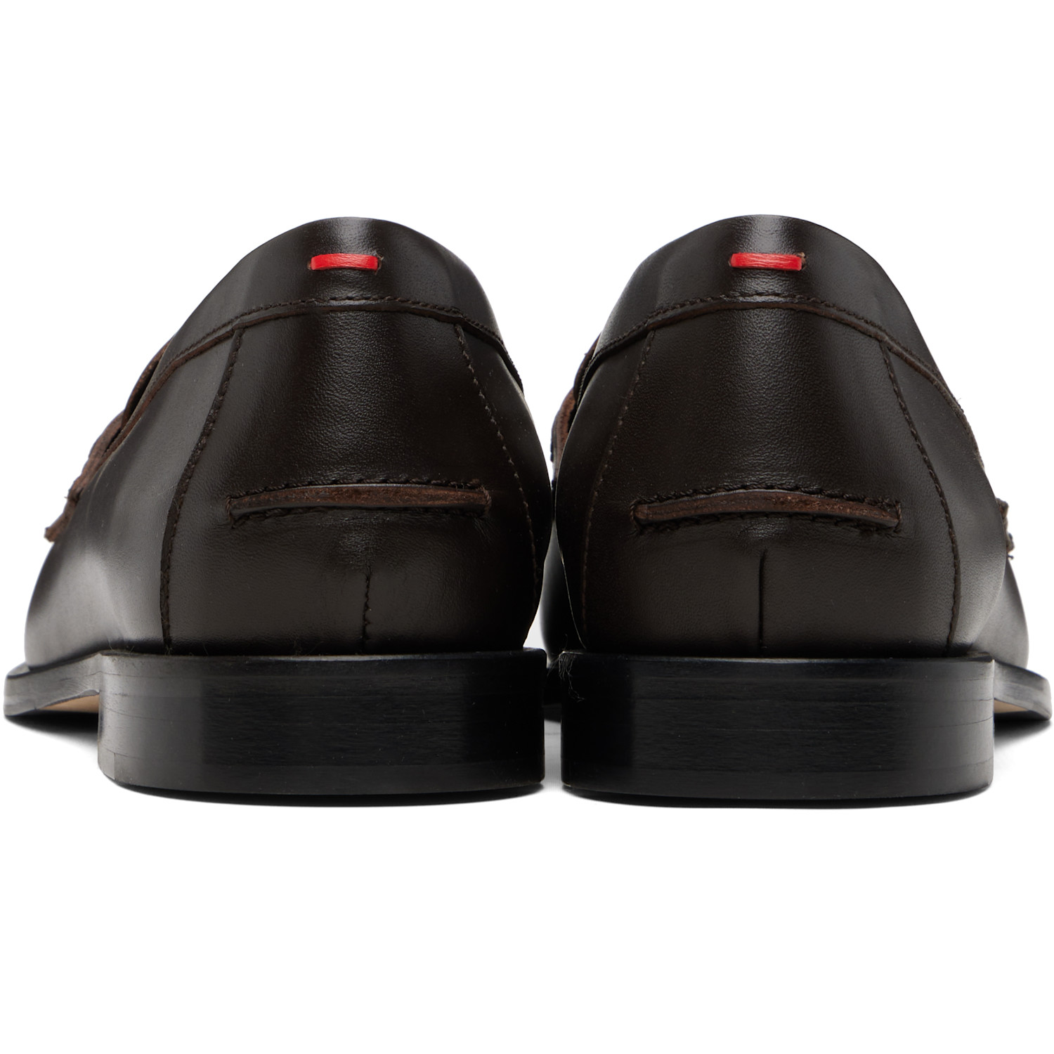  Aeyde Brown Oscar Leather Loafers 