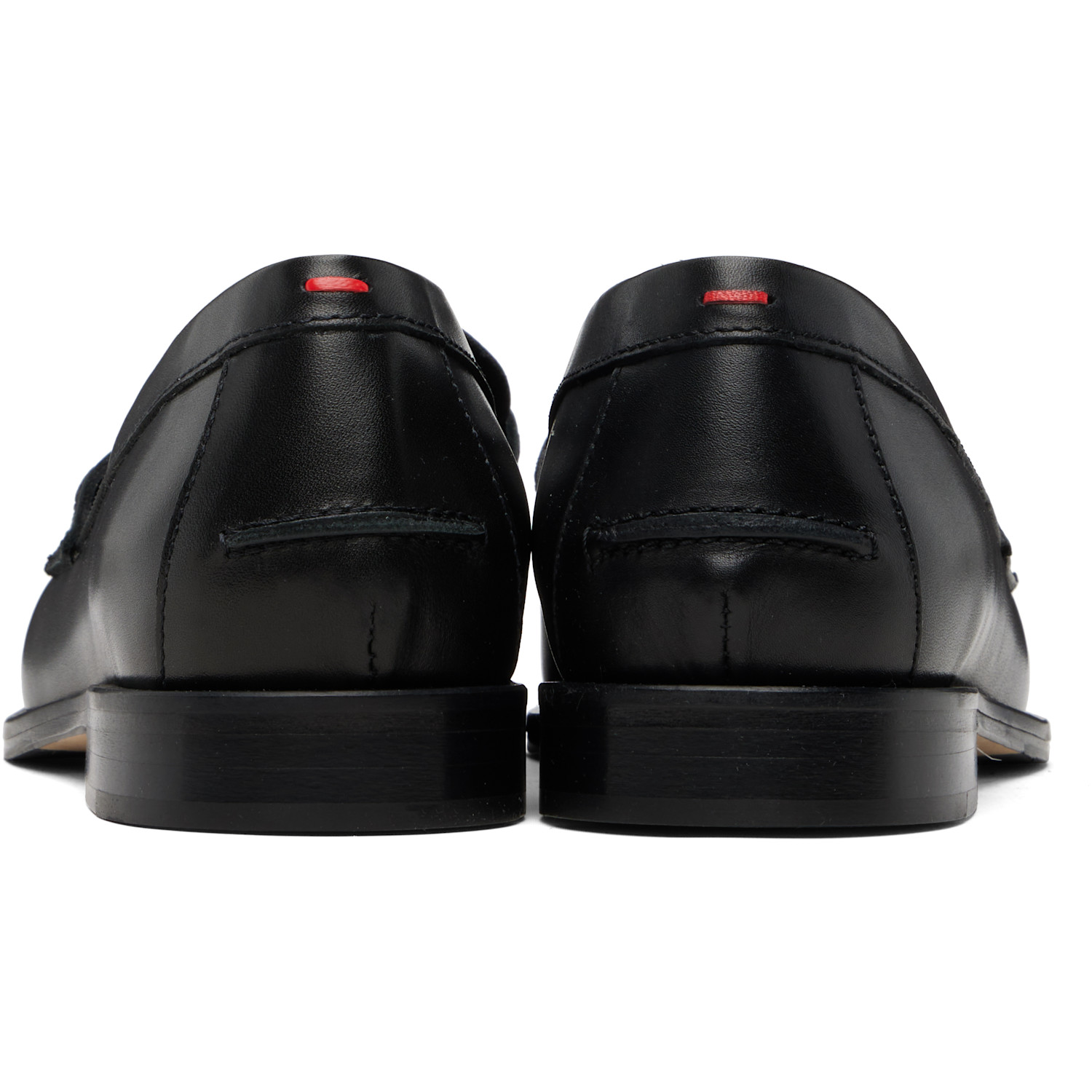  Aeyde Black Oscar Leather Loafers 