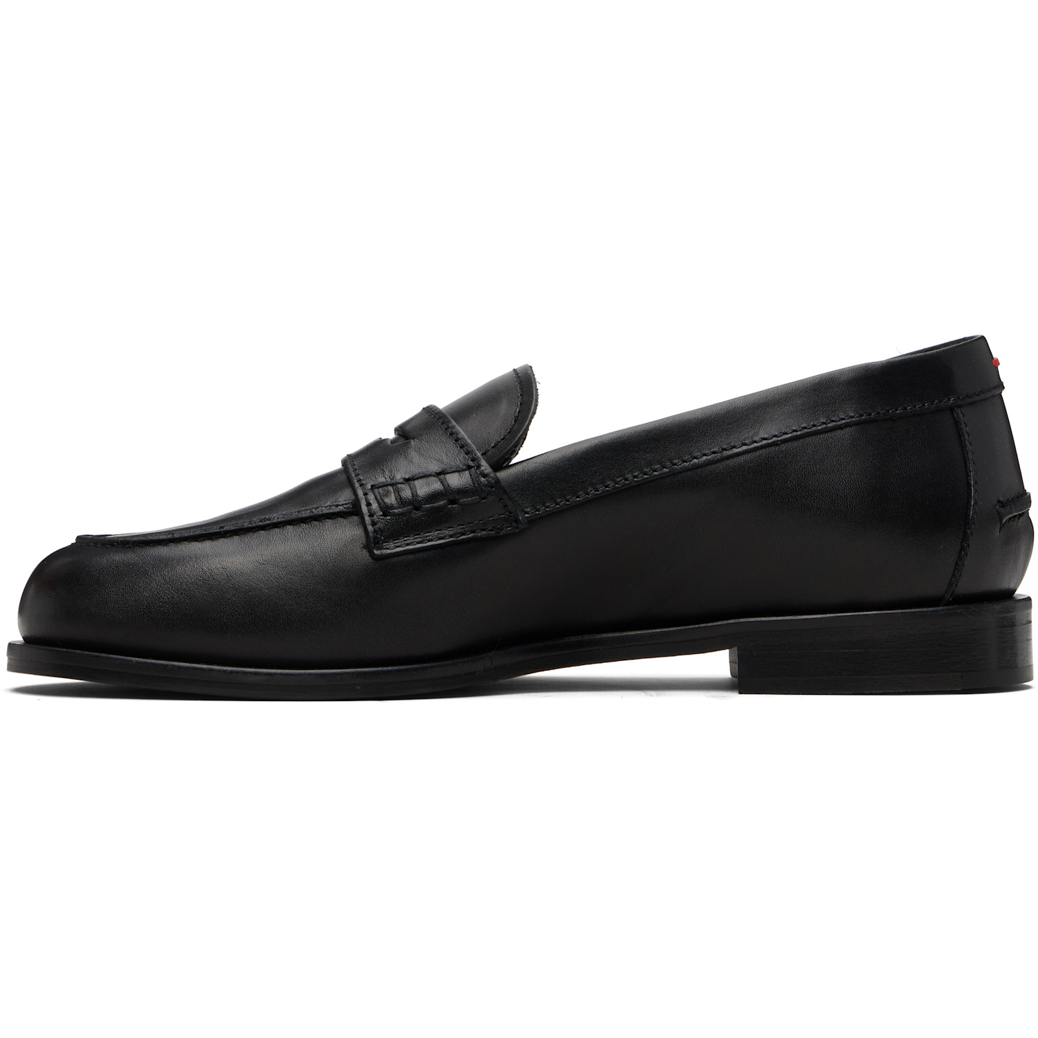  Aeyde Black Oscar Leather Loafers 