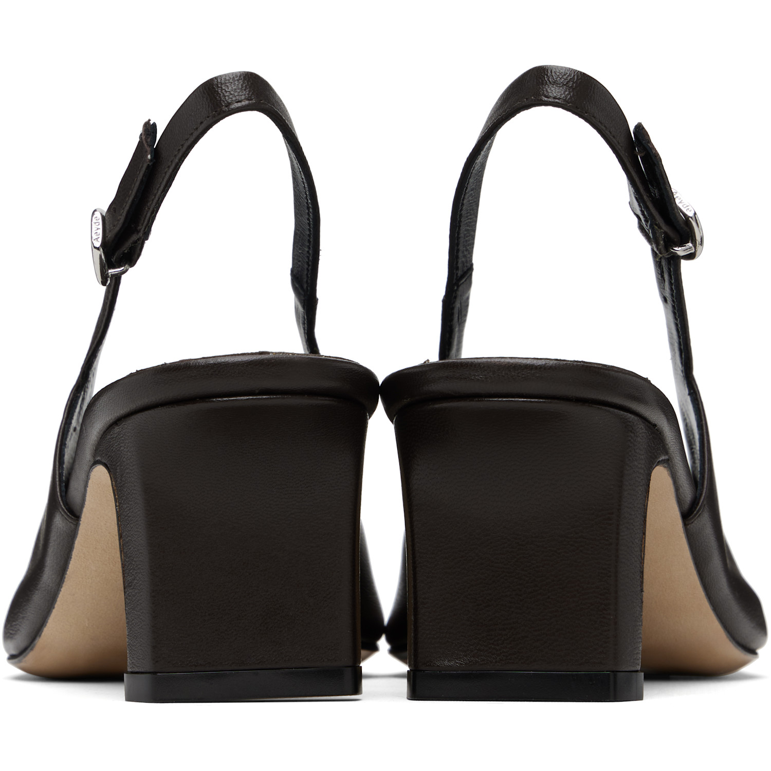  Aeyde Brown Liza Heels 