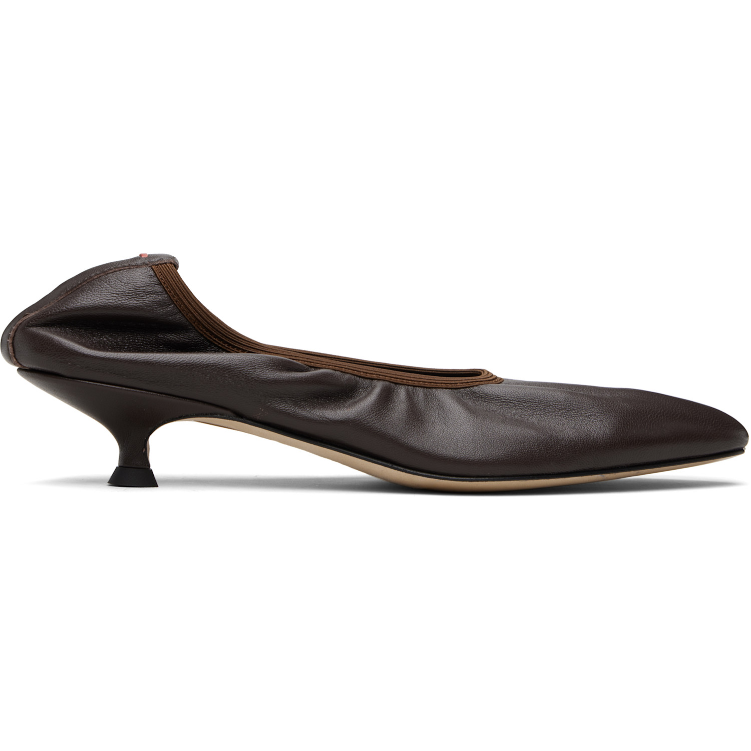 Aeyde Brown Hermia Heels