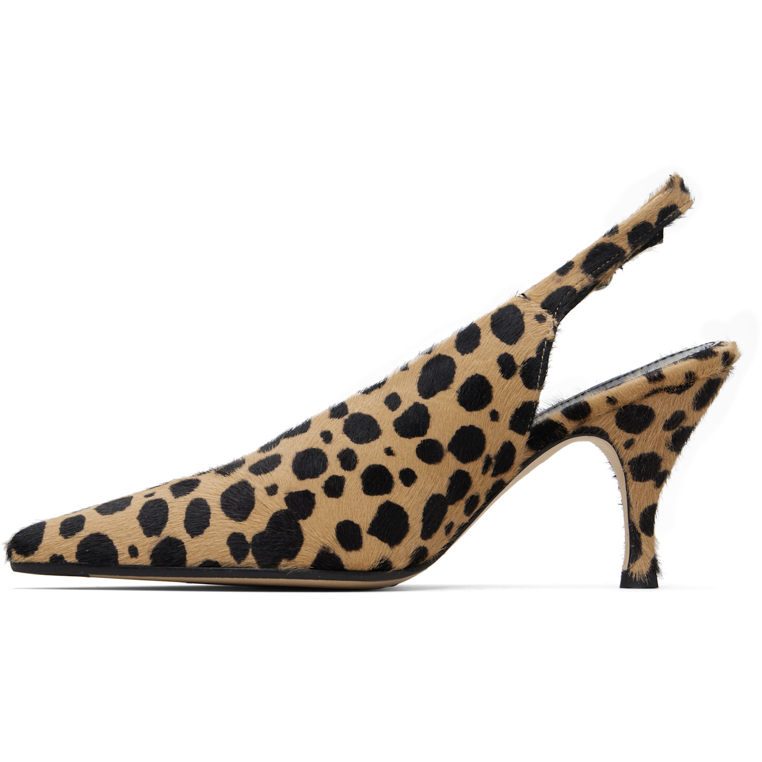  Aeyde Brown & Black Carla Heels 