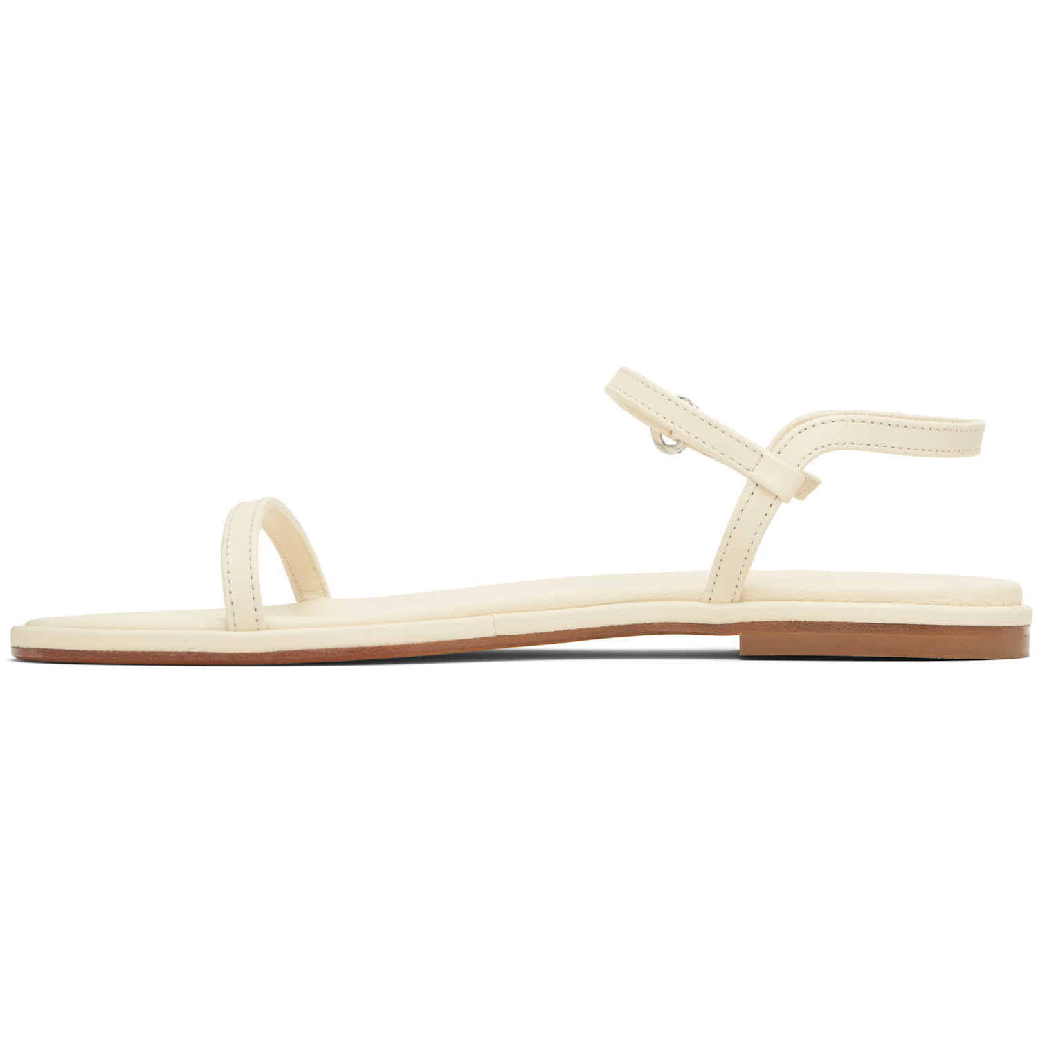  Aeyde Off-white Nettie Leather Sandals 