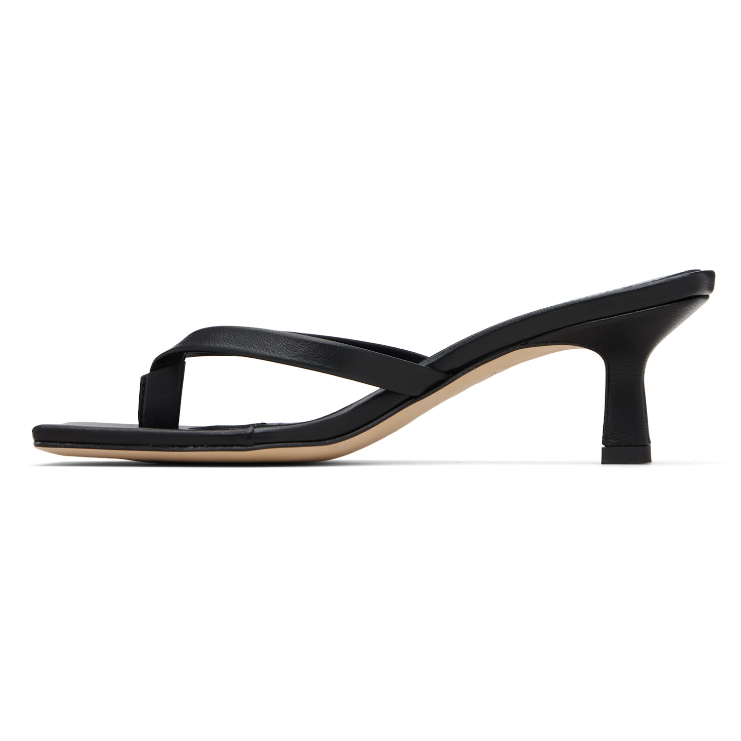  Aeyde Black Wilma Square-toe Heeled Sandals 