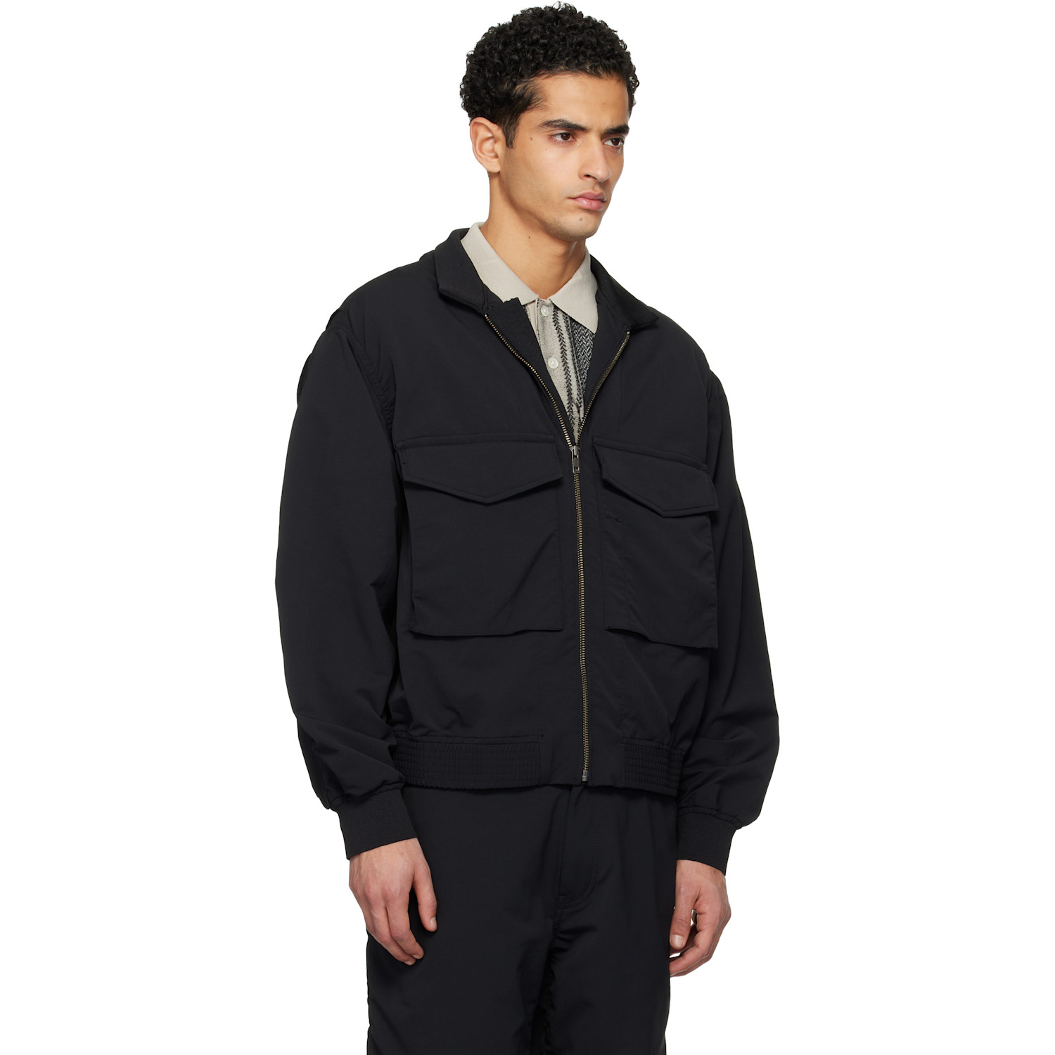  Nanamica Black Alphadry Field Jacket 