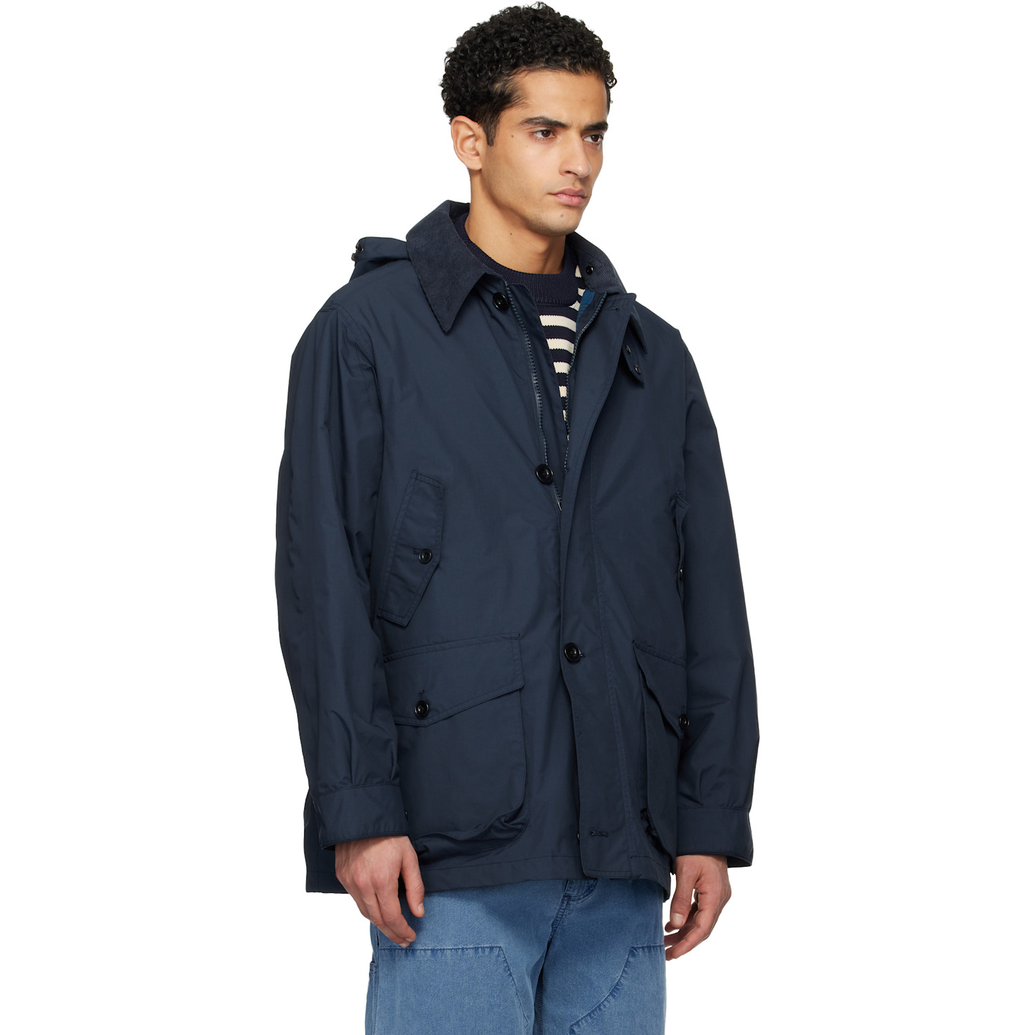  Nanamica Navy 2l Pertex Unlimited Field Jacket 