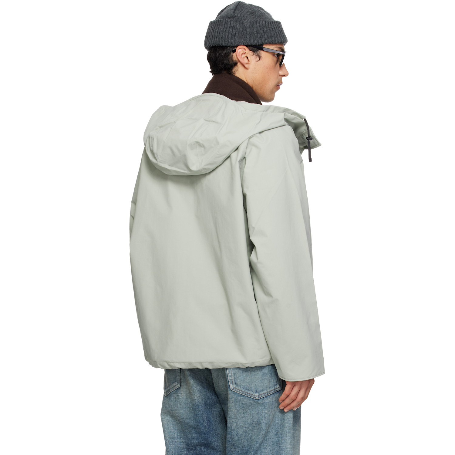  Nanamica Gray 2l Nylon Gore-tex Cruiser Jacket 