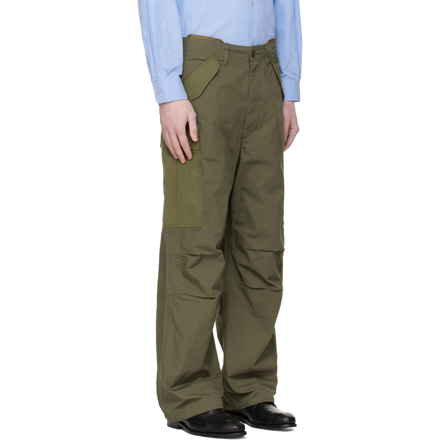  Nanamica Khaki Ripstop Cargo Pants 