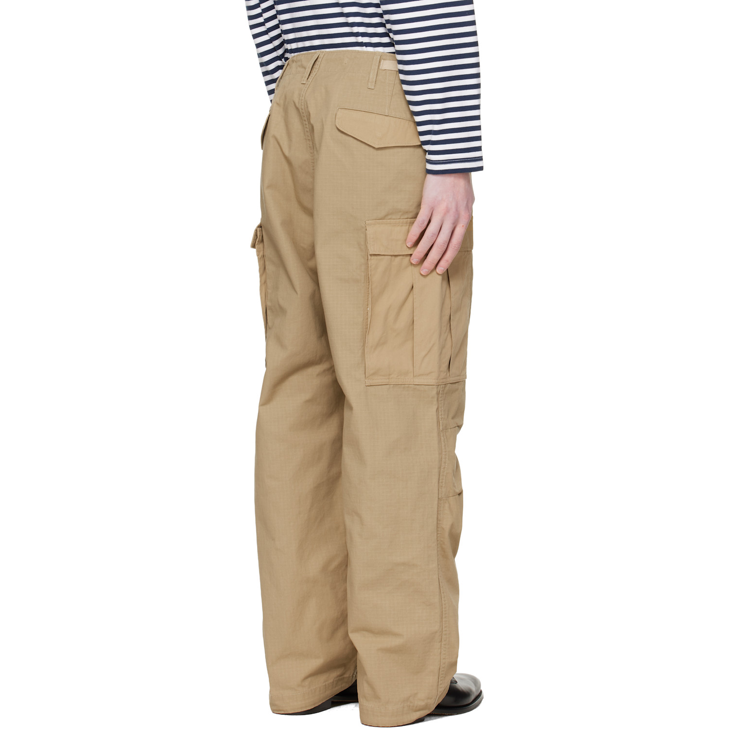  Nanamica Beige Ripstop Cargo Pants 
