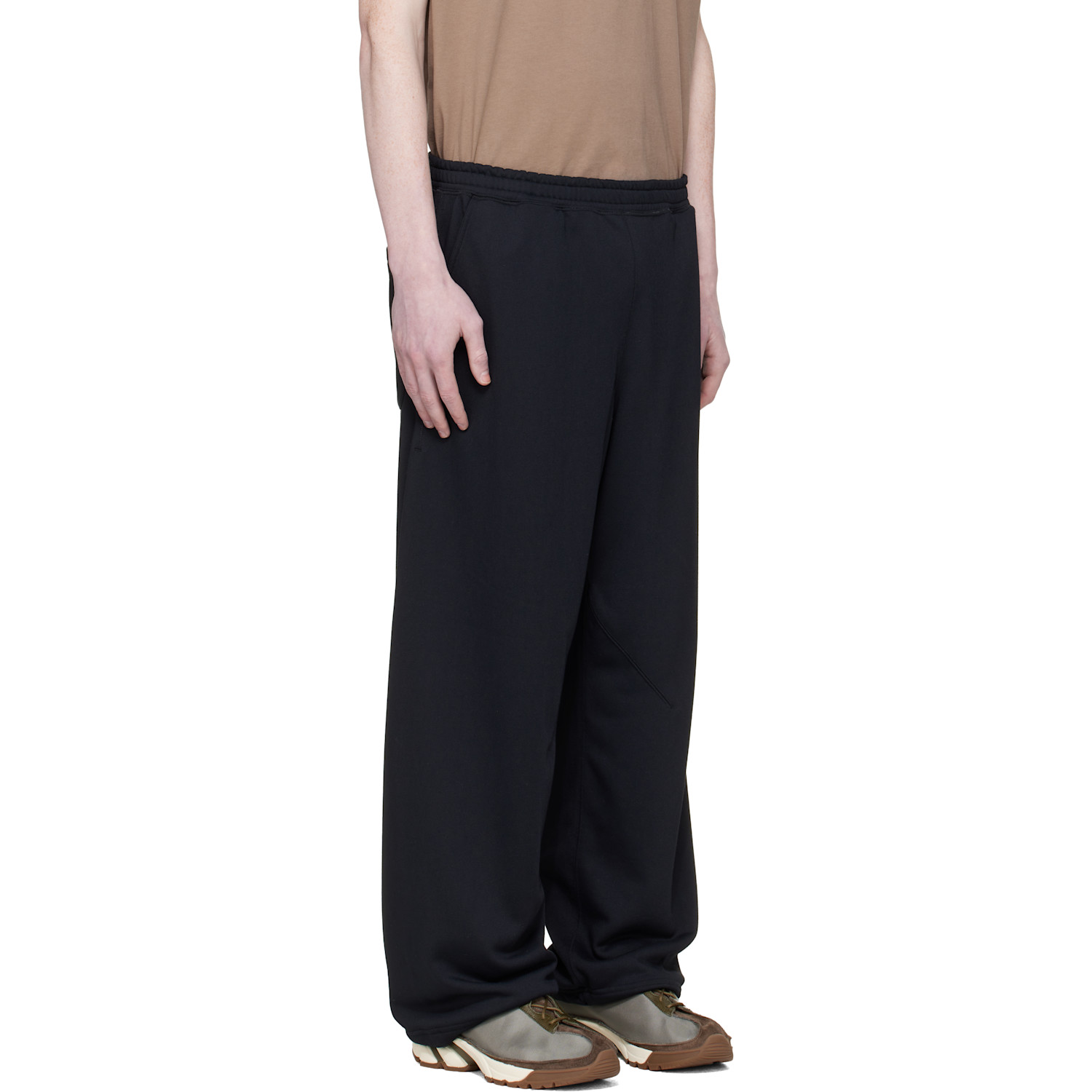  Nanamica Black Polyester Pile Sweatpants 