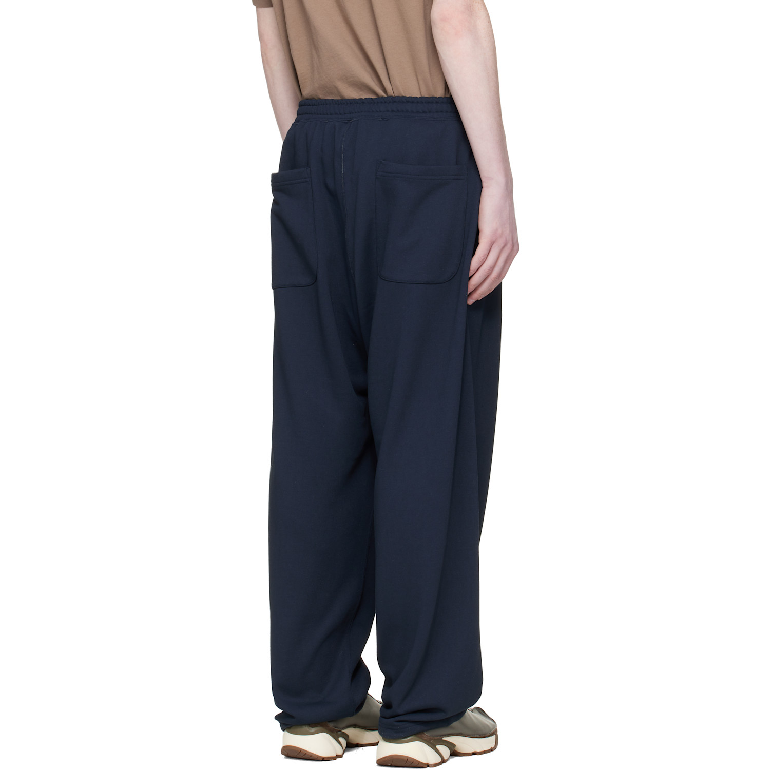  Nanamica Navy Polyester Pile Sweatpants 