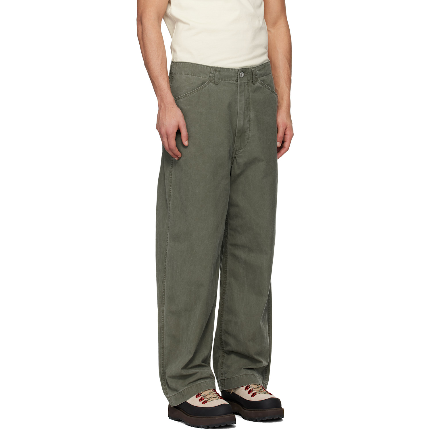 Nanamica Khaki Ooal Field Trousers 