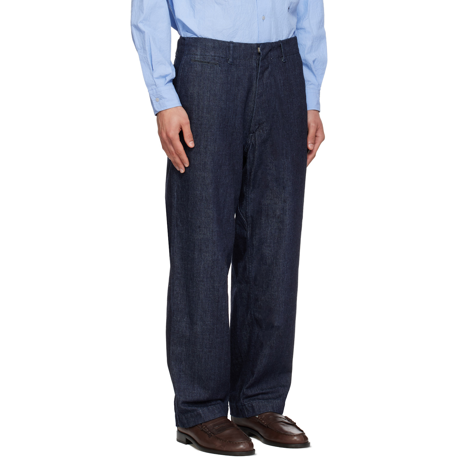  Nanamica Navy Wide Jeans 